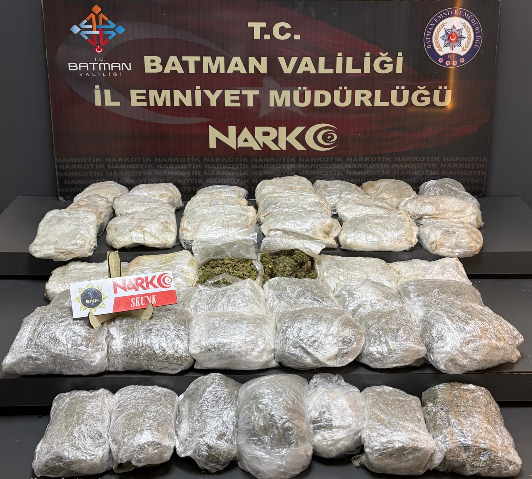 20 Kilogram Skunk Ele Geçirildi: 1 Tutuklama