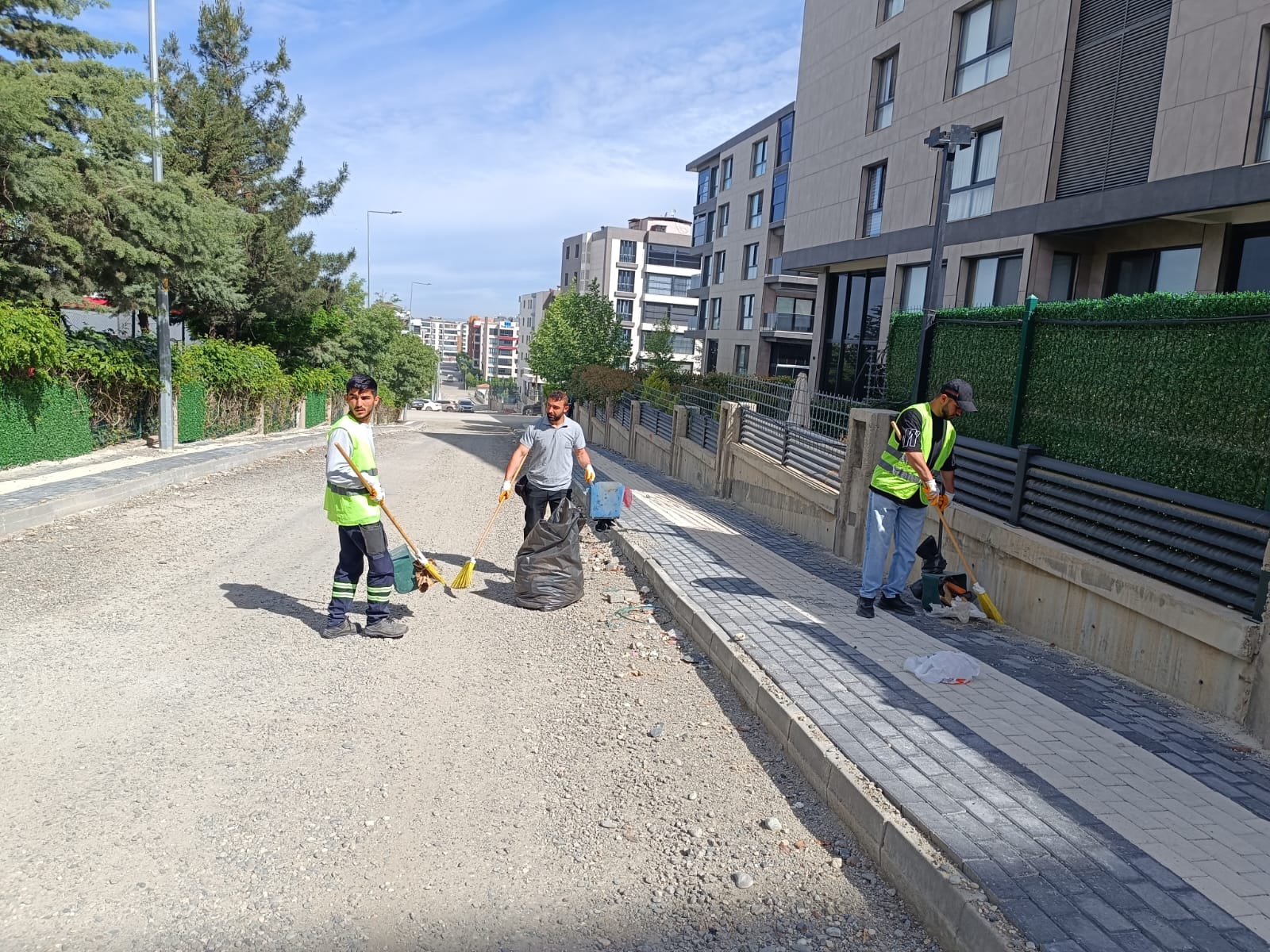 Yeni Yerleşim Alanlarında Genel Temizlik Çalışması