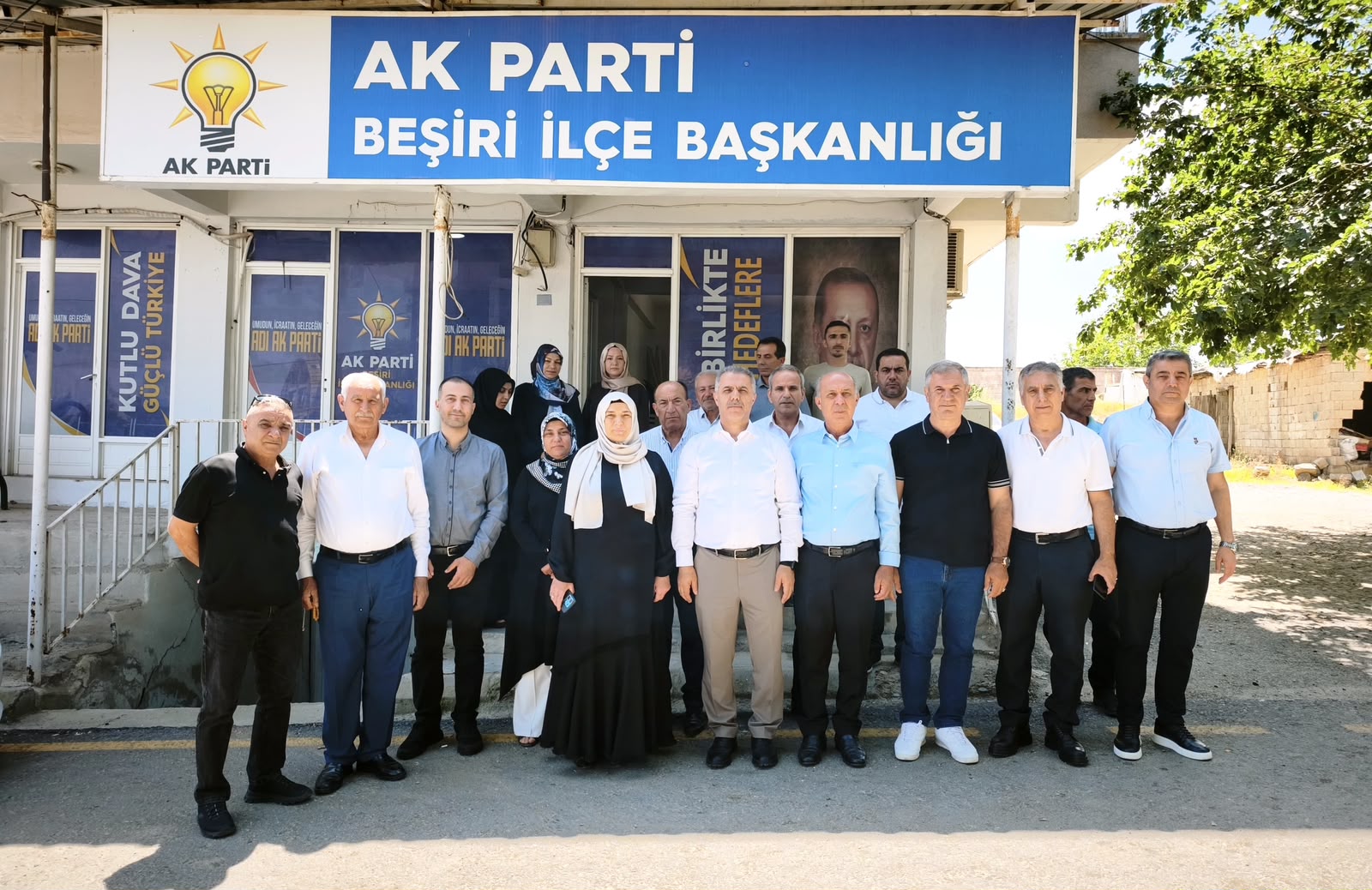 İl Başkanı Şansi’den İlçelerde Yoğun Saha Mesaisi