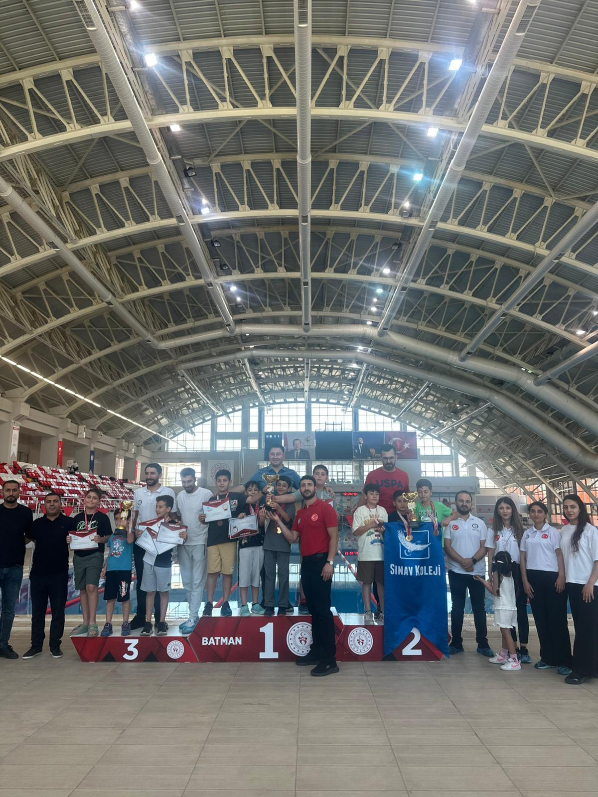 Okul Sporları Yüzme Müsabakaları Tamamlandı