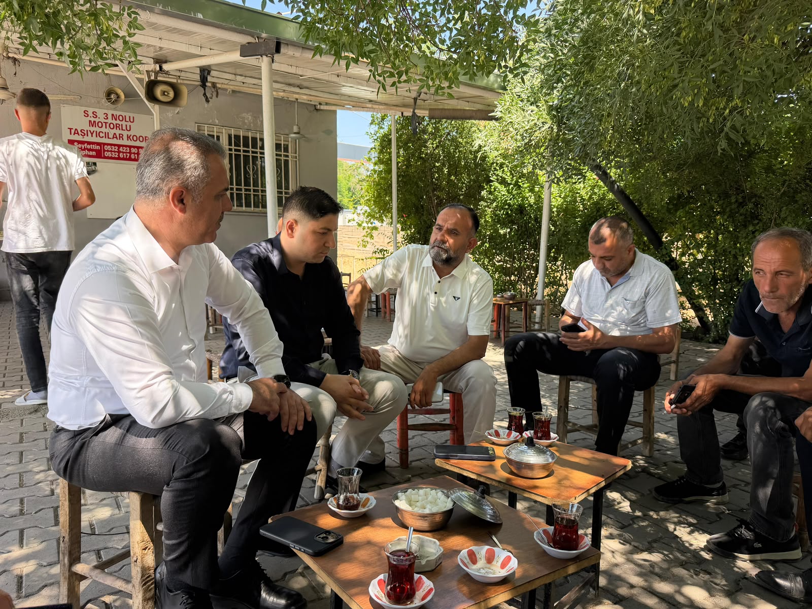  Şansi, Nakliyeciler Sitesi Esnafını Dinledi