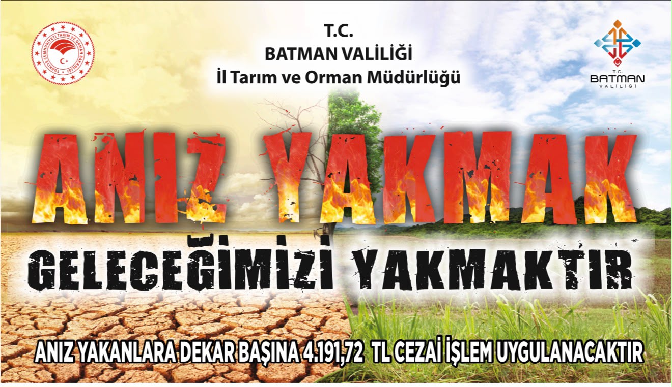 Anız Yakmak Yasak, Cezası 4 Bin 191 TL