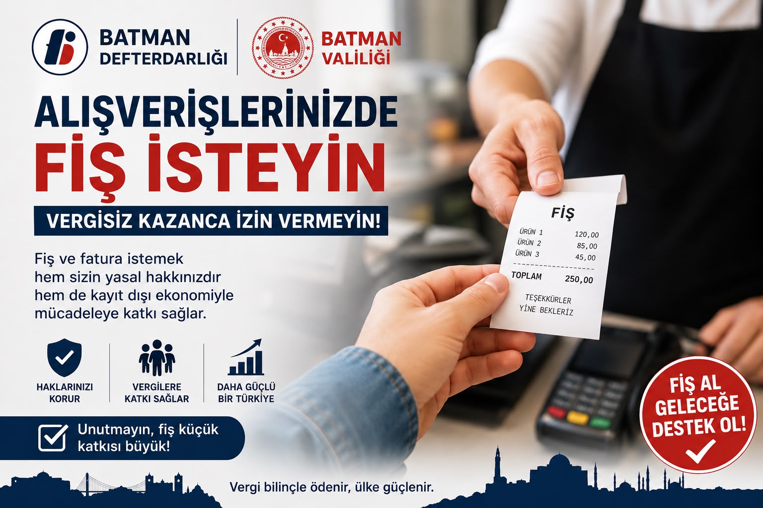 Batman Defterdarlığı’ndan Vatandaşlara: “Fişinizi Mutlaka Alın”