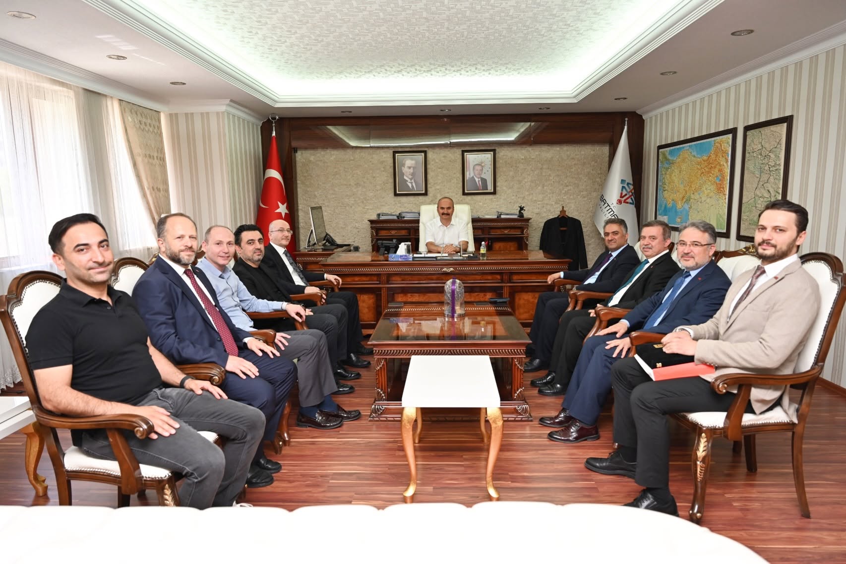 Vali Canalp, DMO ve Türk Patent Heyetini Ağırladı