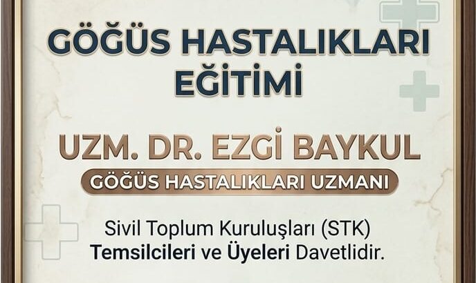 STK Temsilcilerine Sağlıklı Yaşam Eğitimi Düzenlenecek