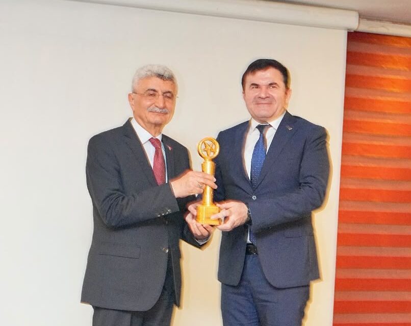 Hemşehrimiz Vali Yardımcısı Tanrıseven’e anlamlı ödül