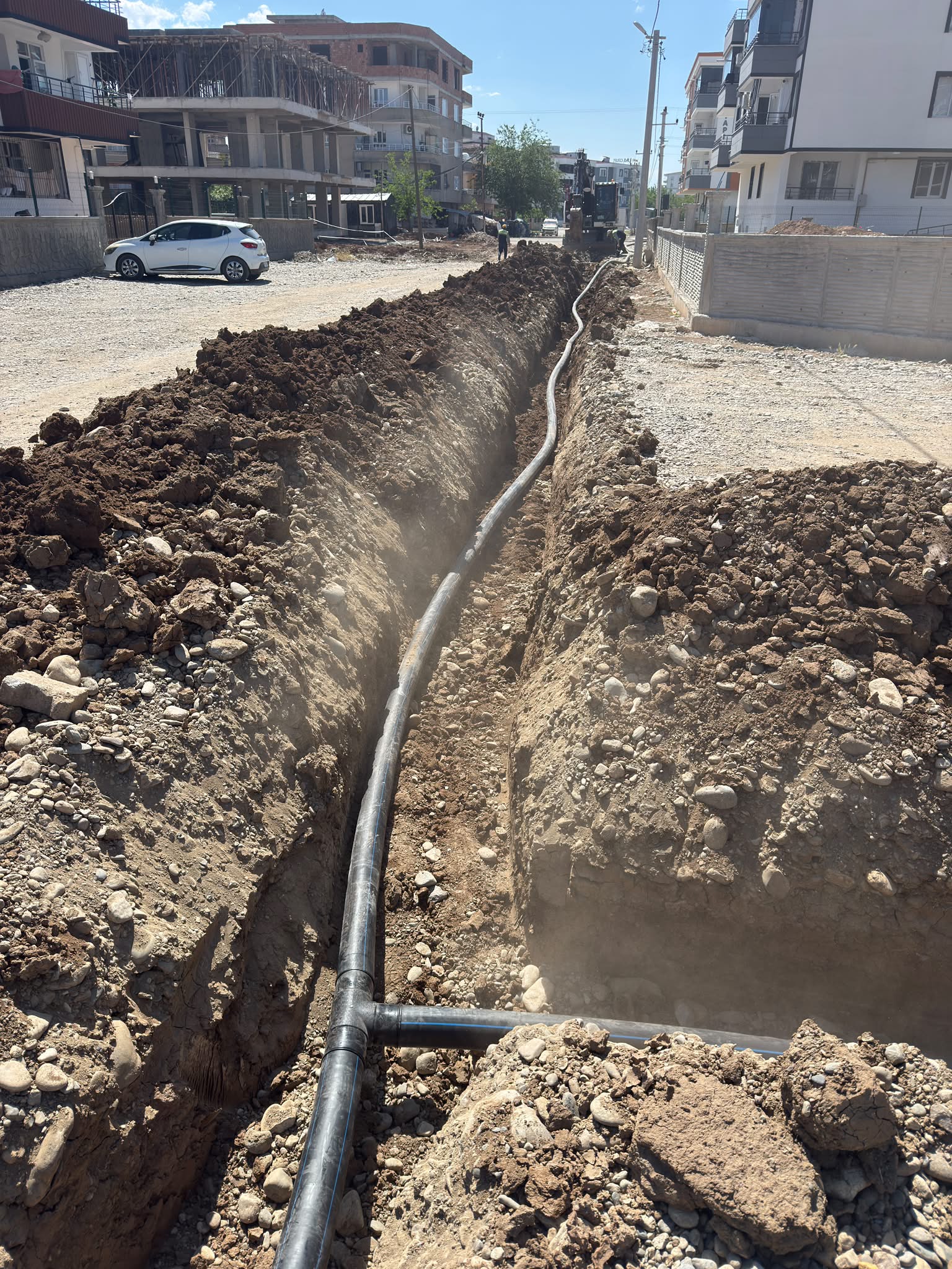 Belediyeden 2,4 Kilometrelik İçme Suyu Yatırımı