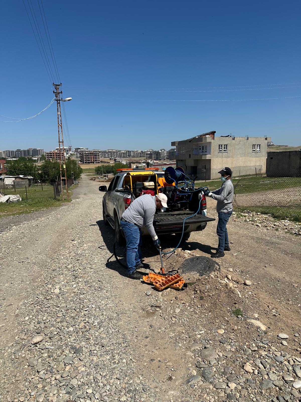 Korik Mahallesi’nde İlaçlama Çalışması