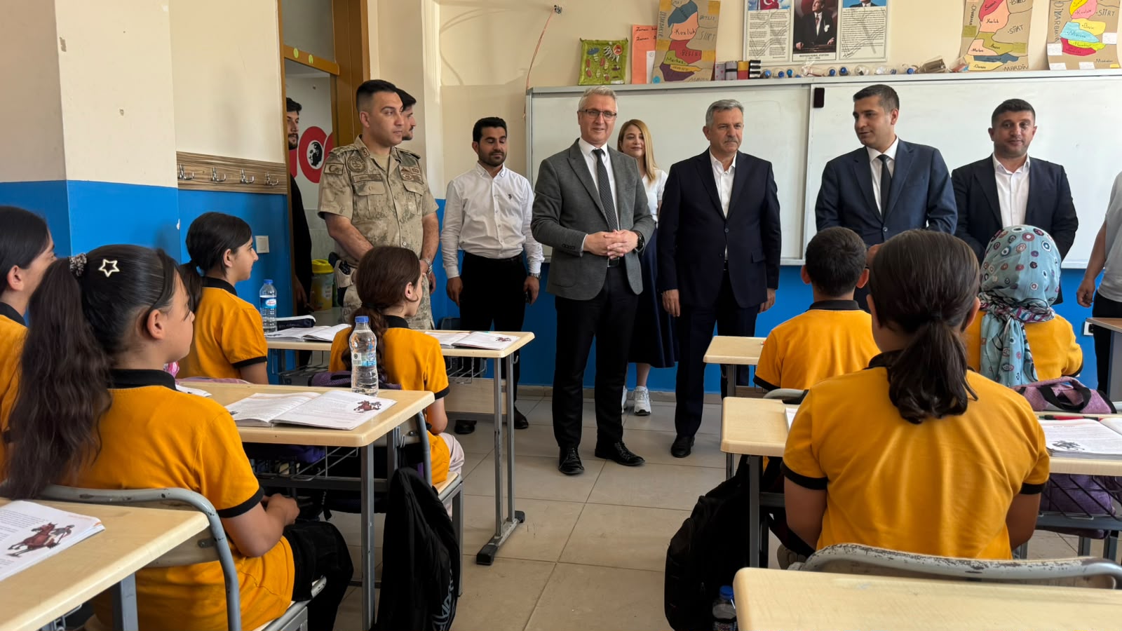 Bekirhan Ortaokulu’nda eğitim çalışmaları yerinde değerlendirildi
