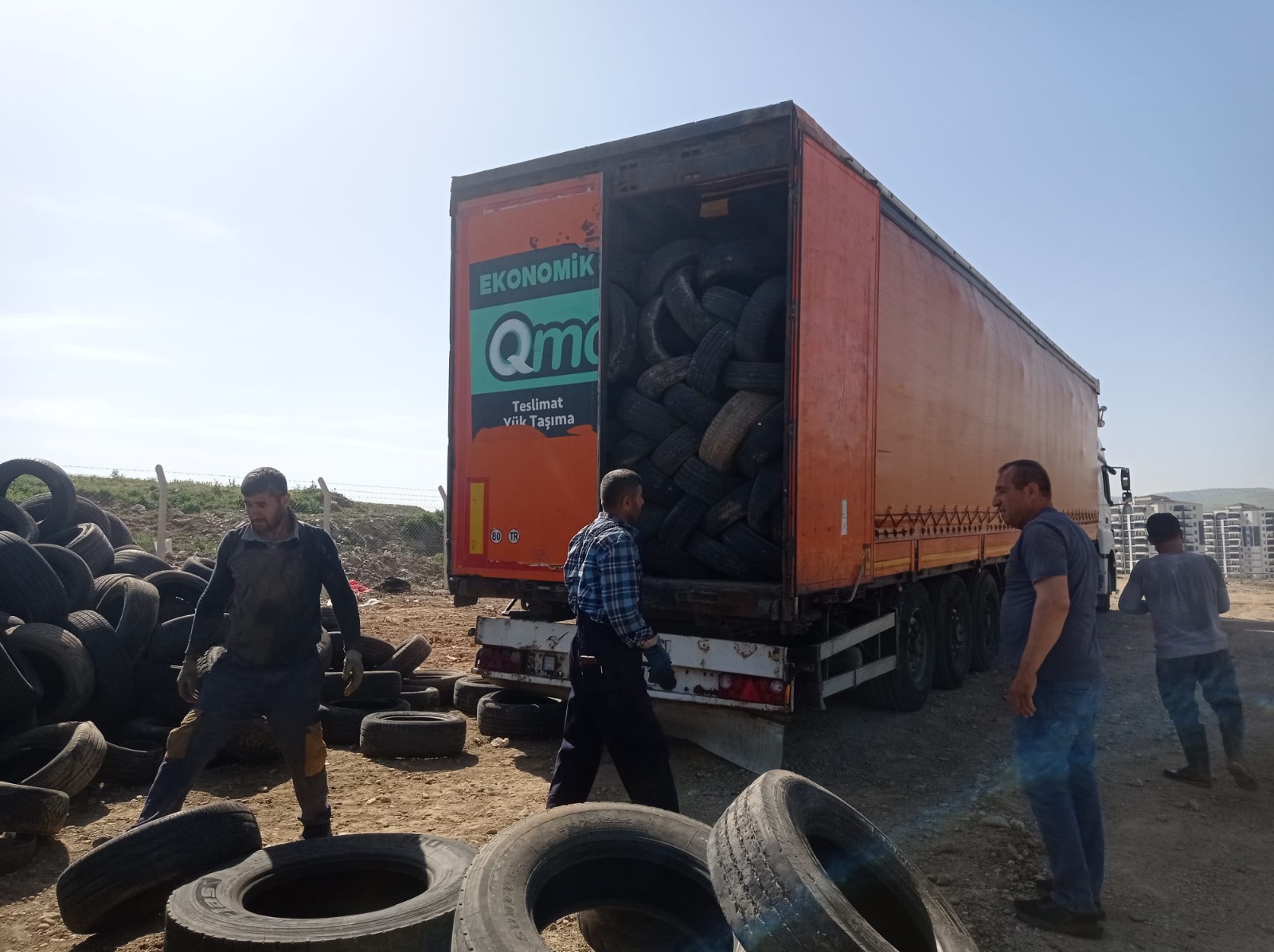 470 Bin Kilogram Atık Lastik Geri Dönüştürüldü