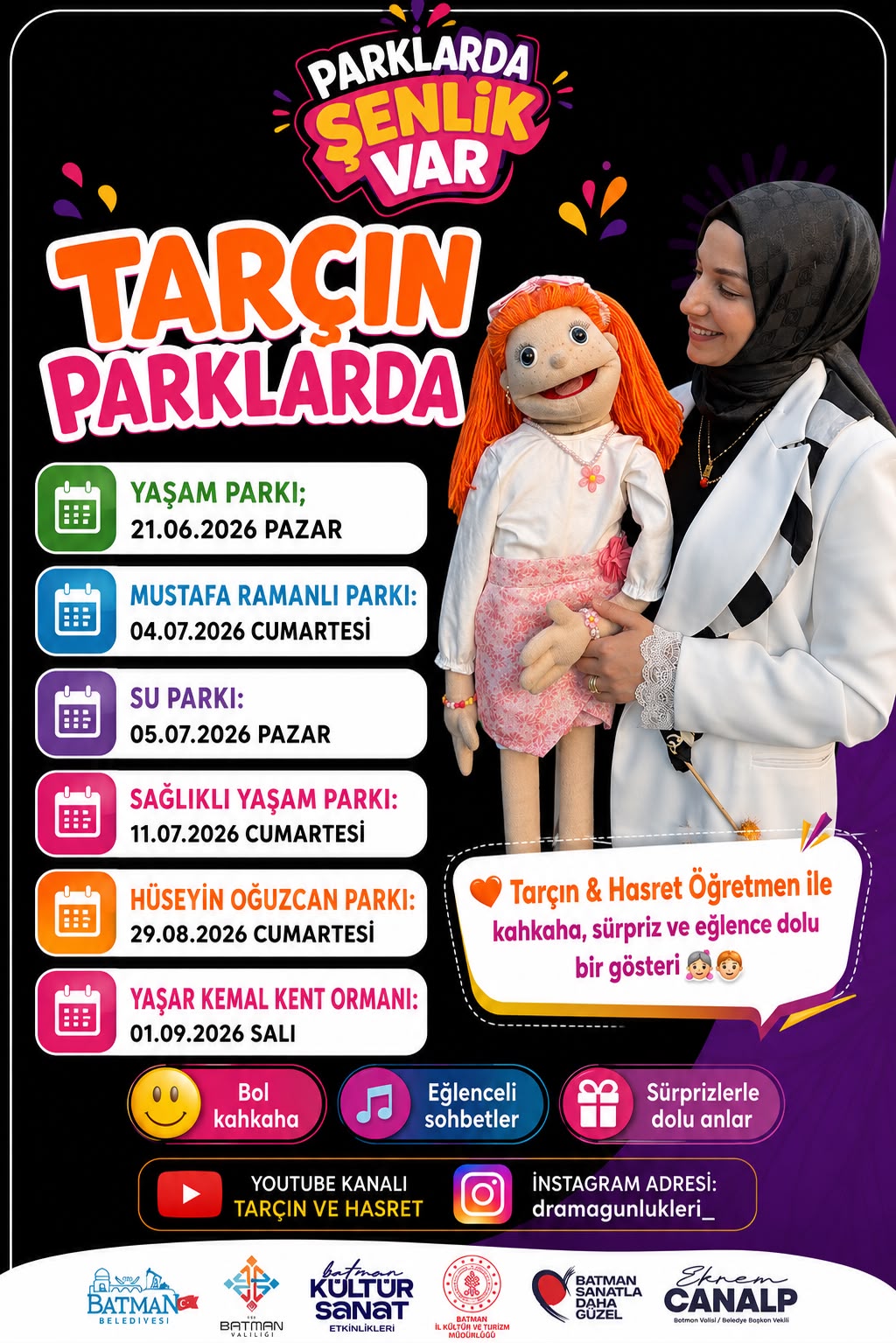 Parklarda Şenlik Var Coşkusu Yaşam Parkı’na Taşınıyor