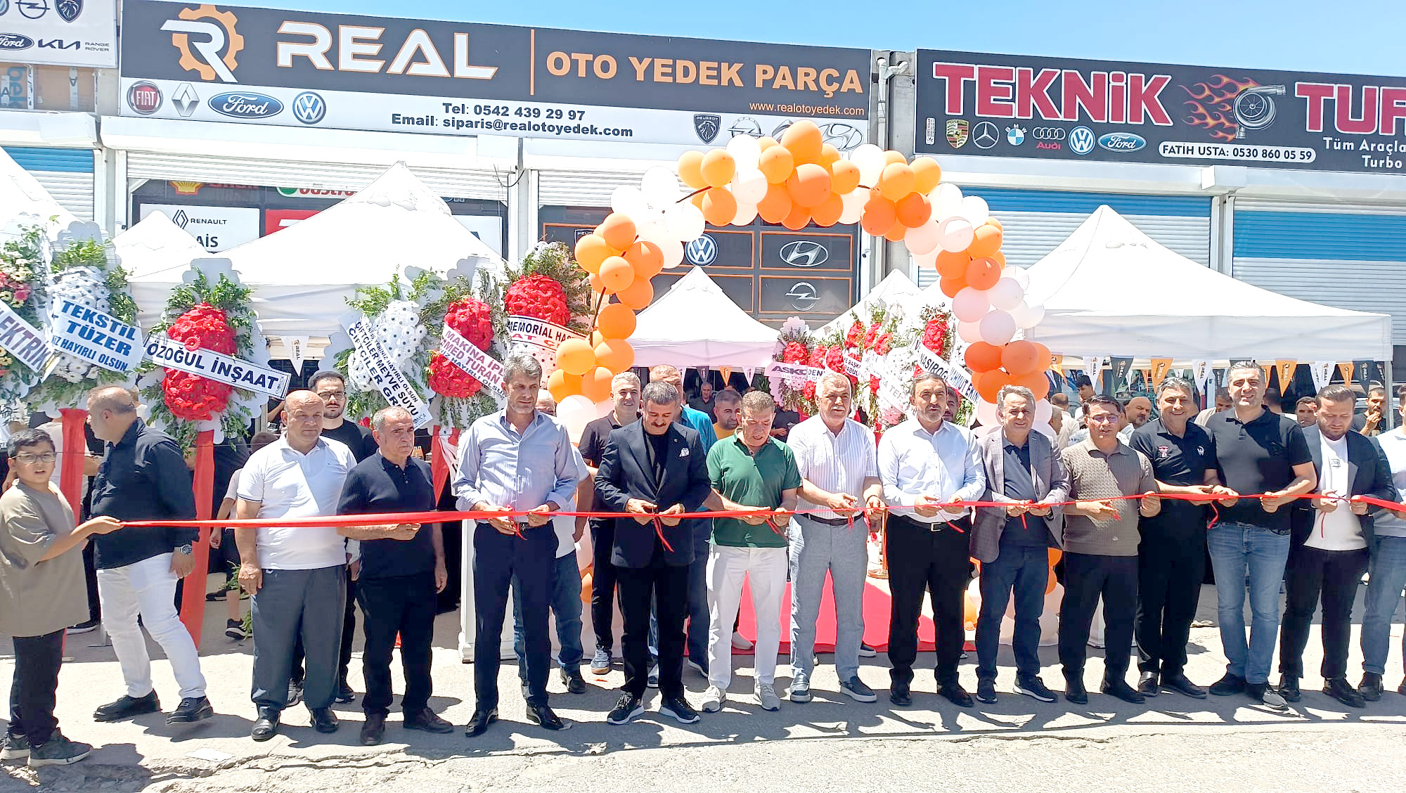 Real Oto Yedek Parça görkemli bir açılışla hizmete girdi