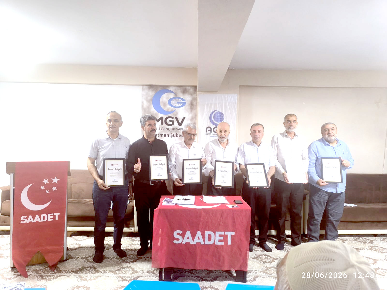 Saadet Partisi Haziran Ayı il divan toplantısını gerçekleştirdi