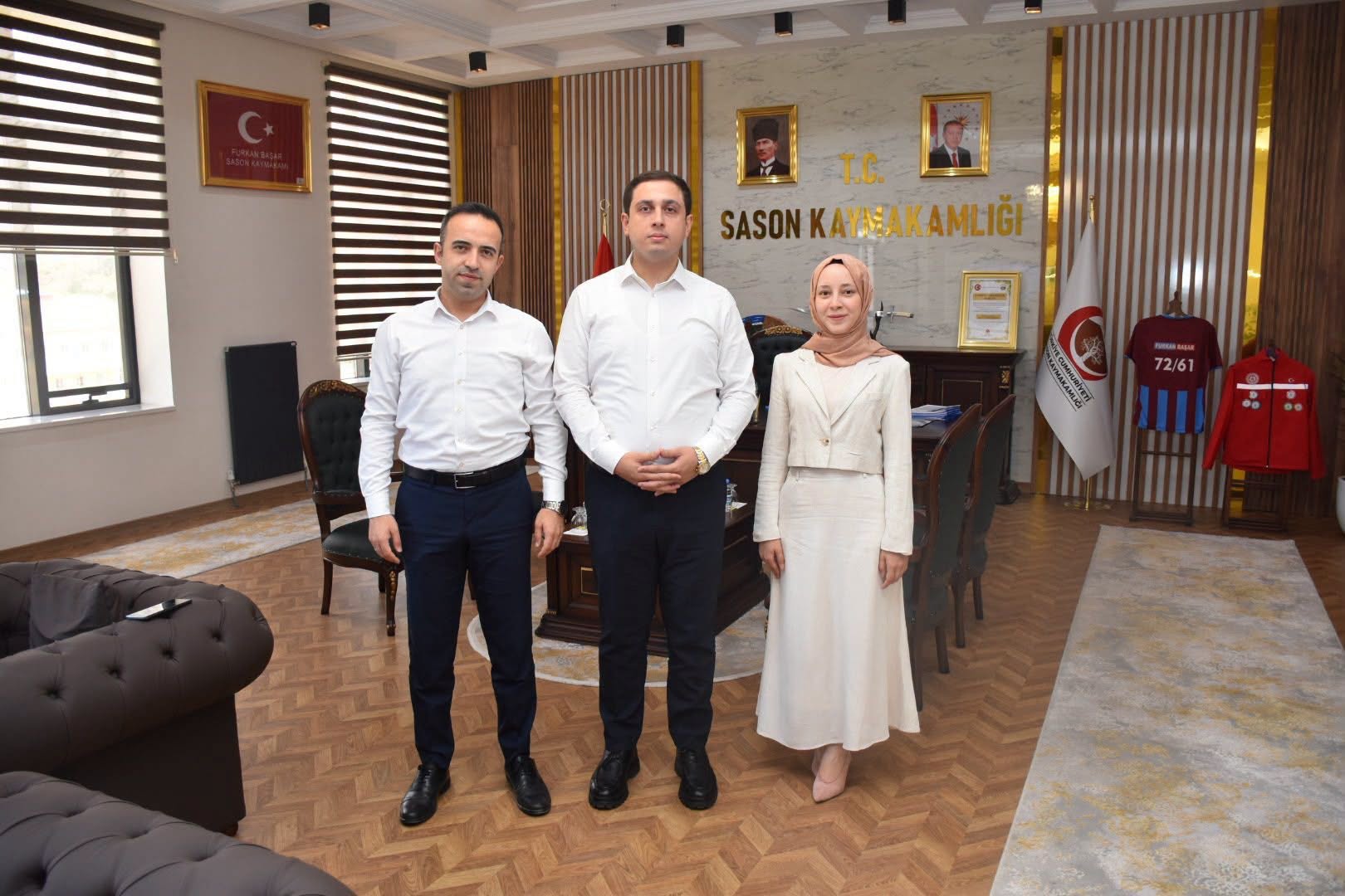 Sason’da Savcı ve Hakimden Veda Ziyareti