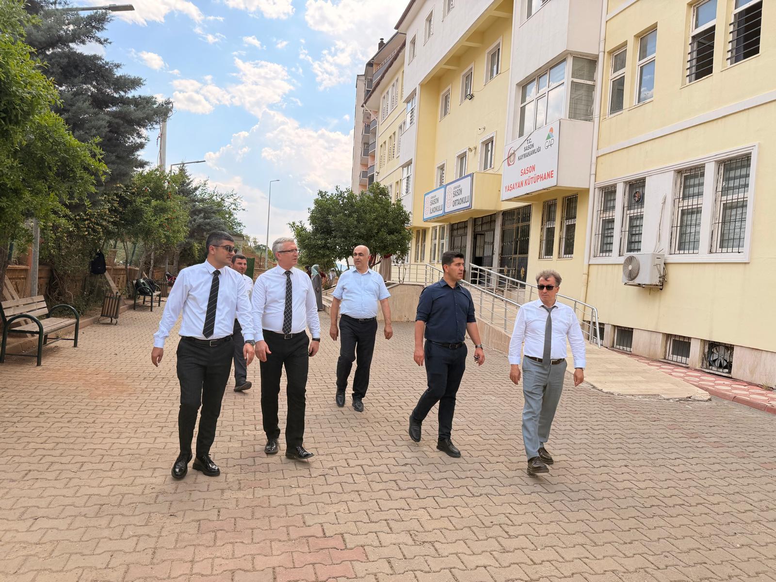 Müdür Ciğer’den Sason İlk-Ortaokuluna Ziyaret