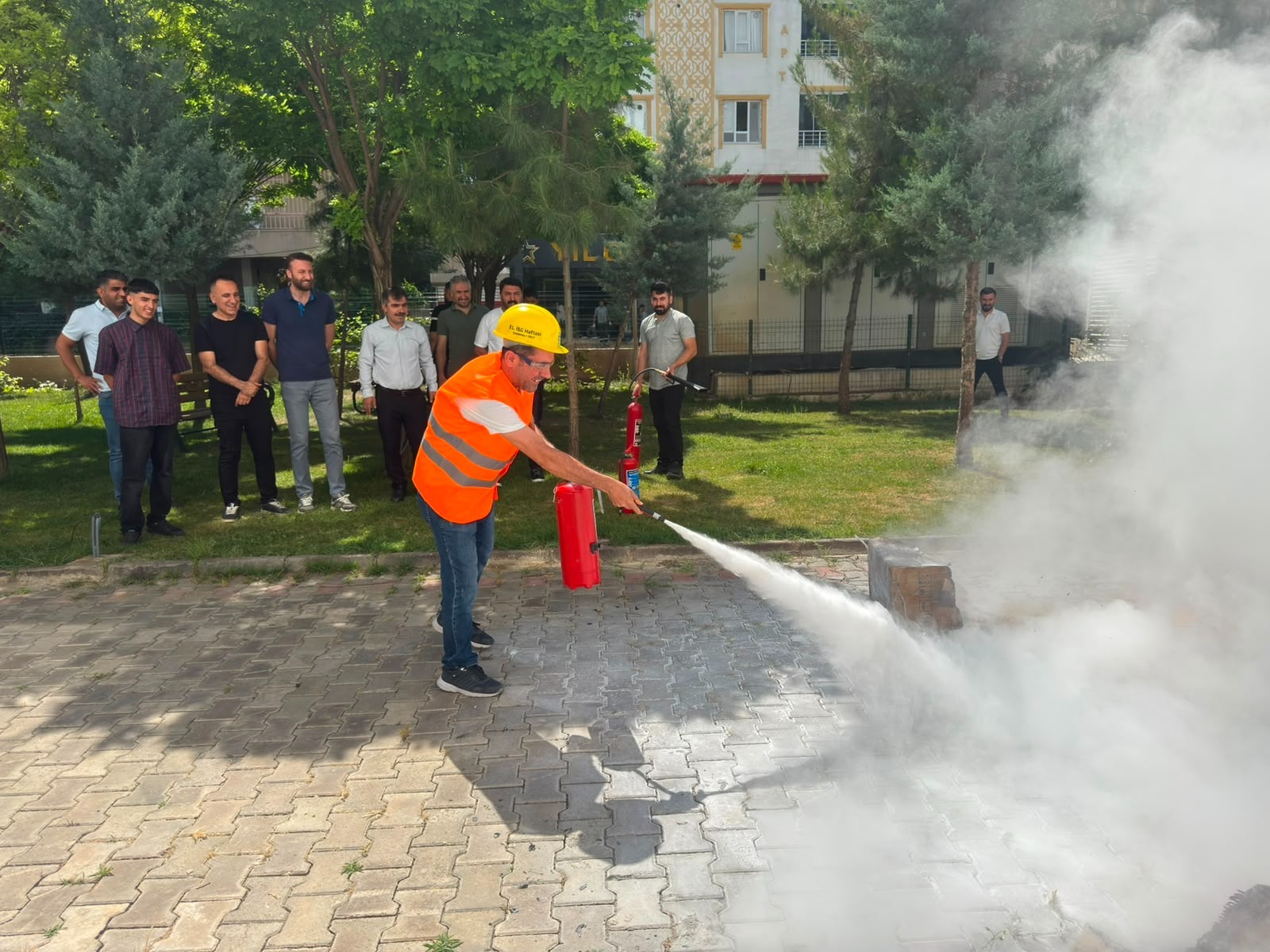 Batman İŞKUR’da Yangın Tatbikatı