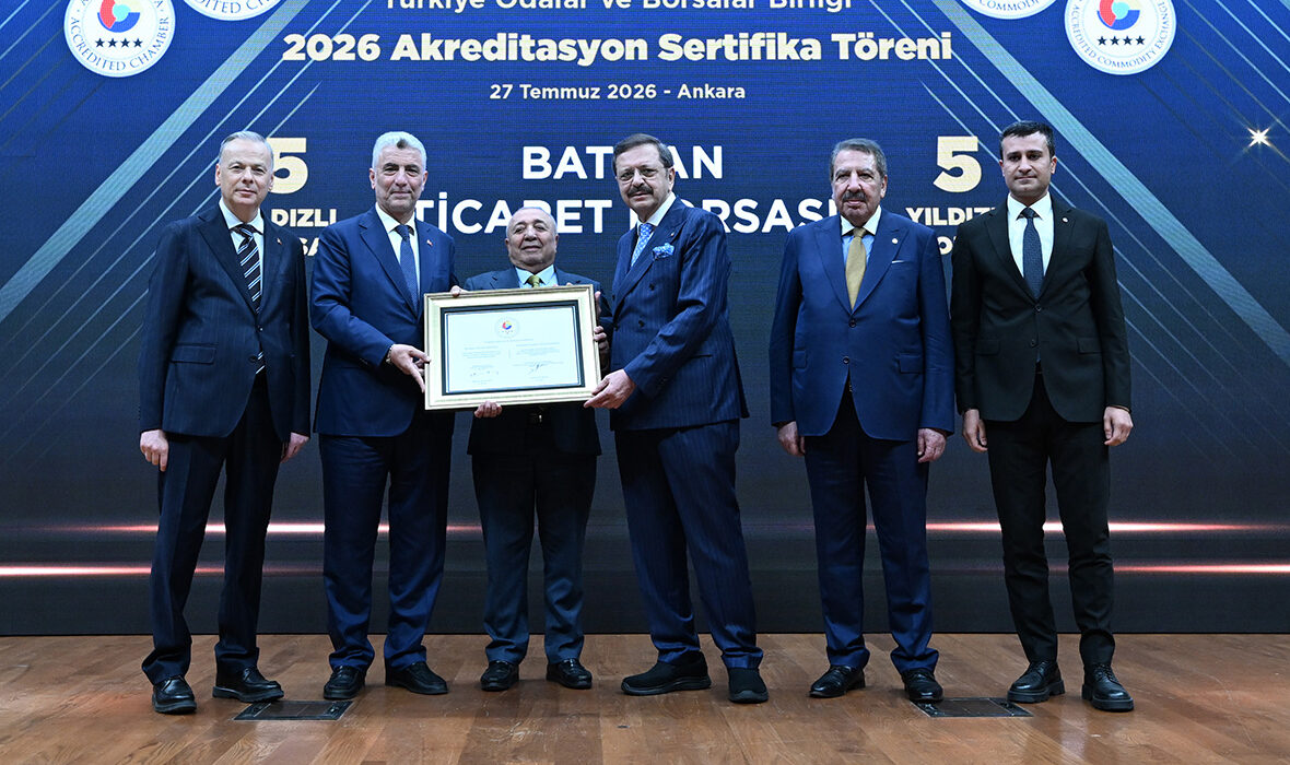 Batman Ticaret Borsası 5 Yıldızlı Akredite Borsa Unvanını Korudu