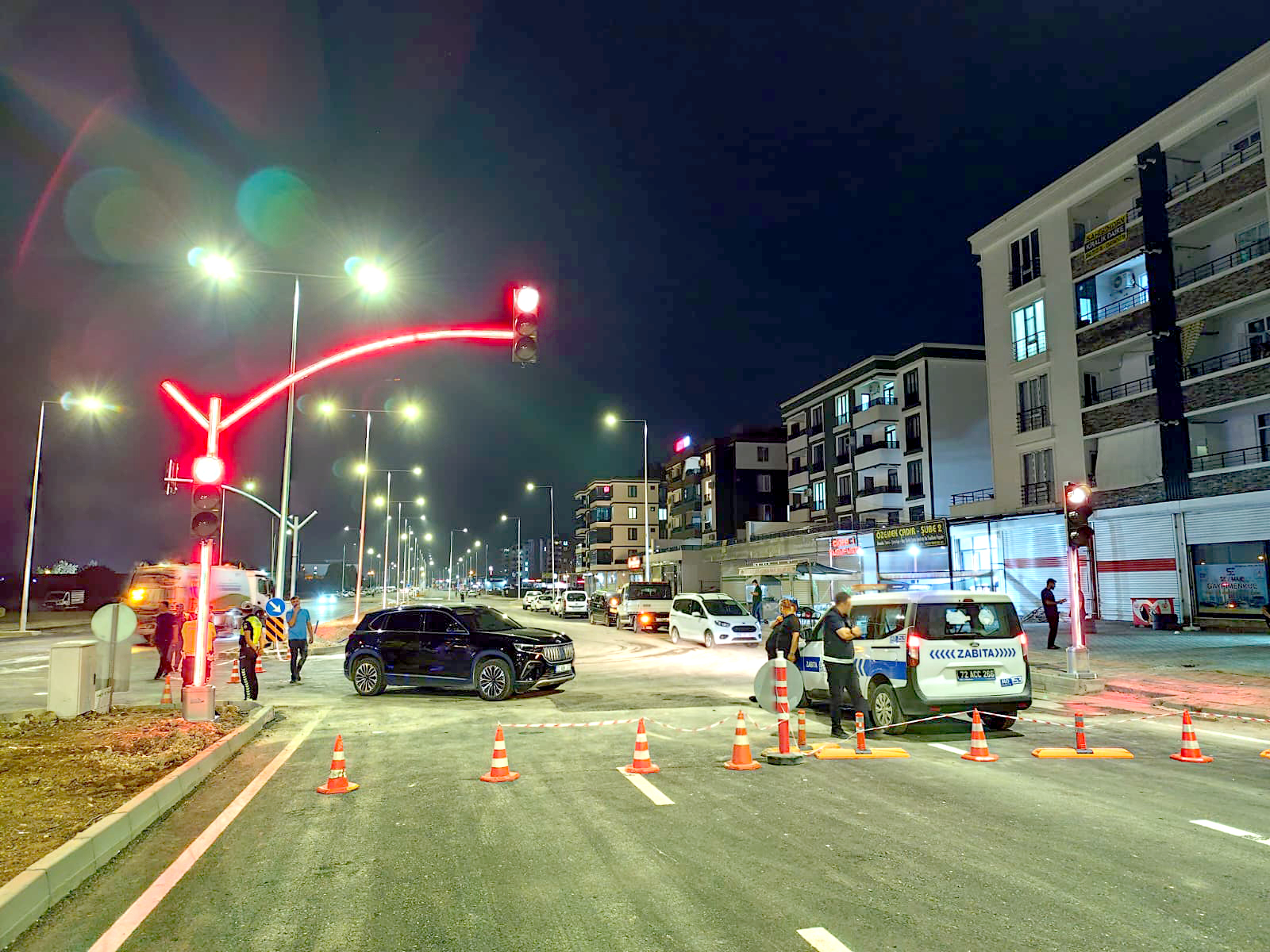Belediye’den trafik güvenliği için yoğun mesai