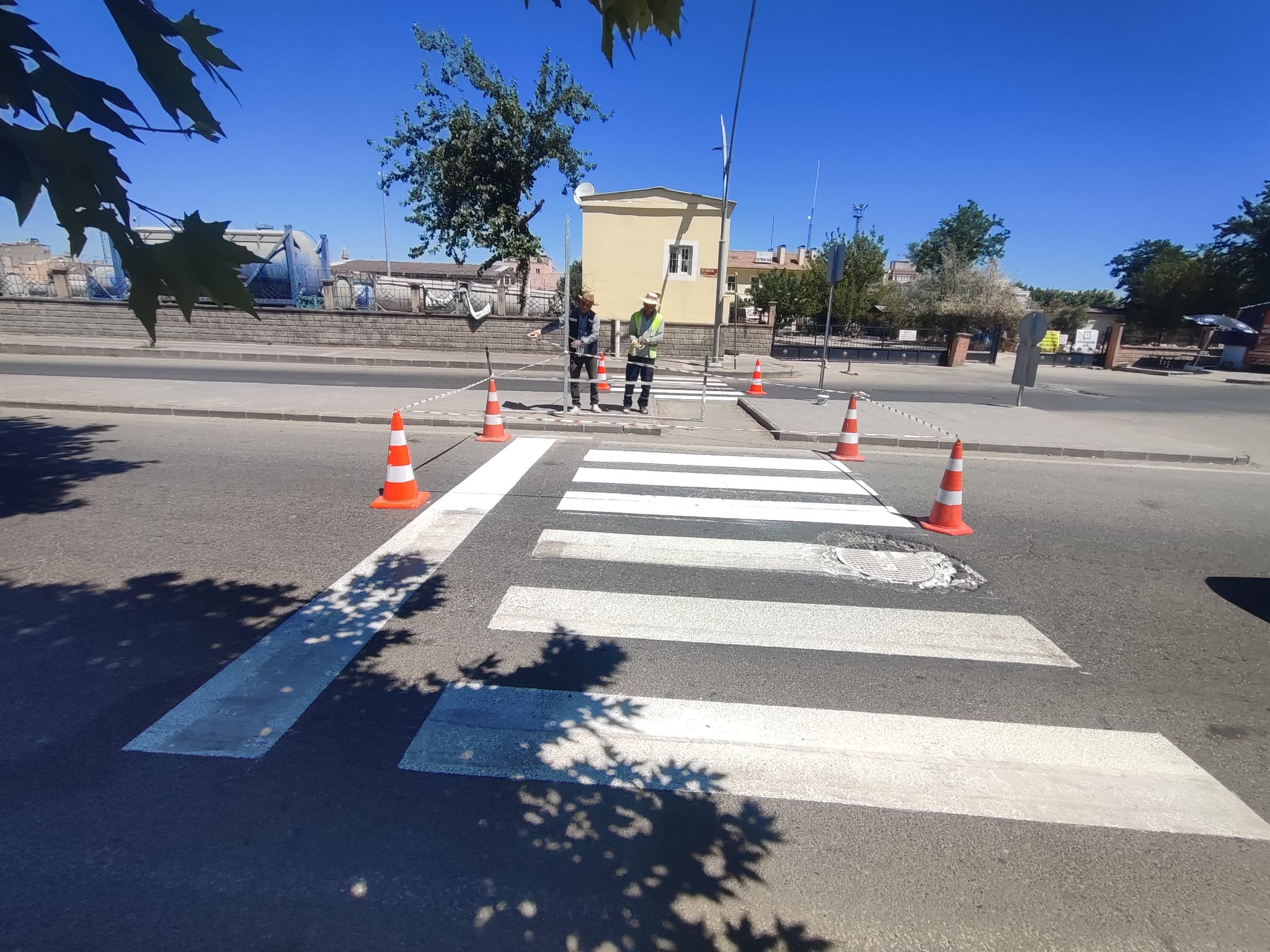 Trafik Güvenliği İçin Yol Çizgileri Yenilendi