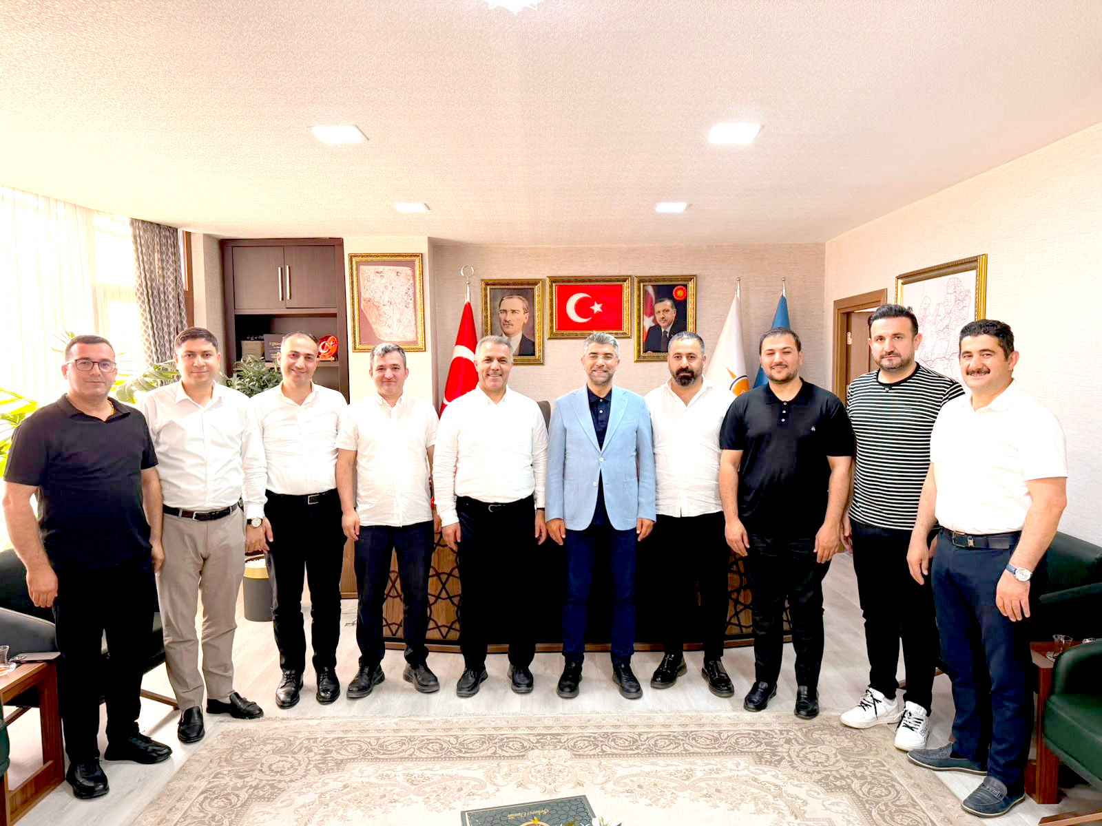 Şansi ve AK Parti Batman Heyetinden Karadeniz ve Doğu Anadolu Teşkilatlarına Ziyaret