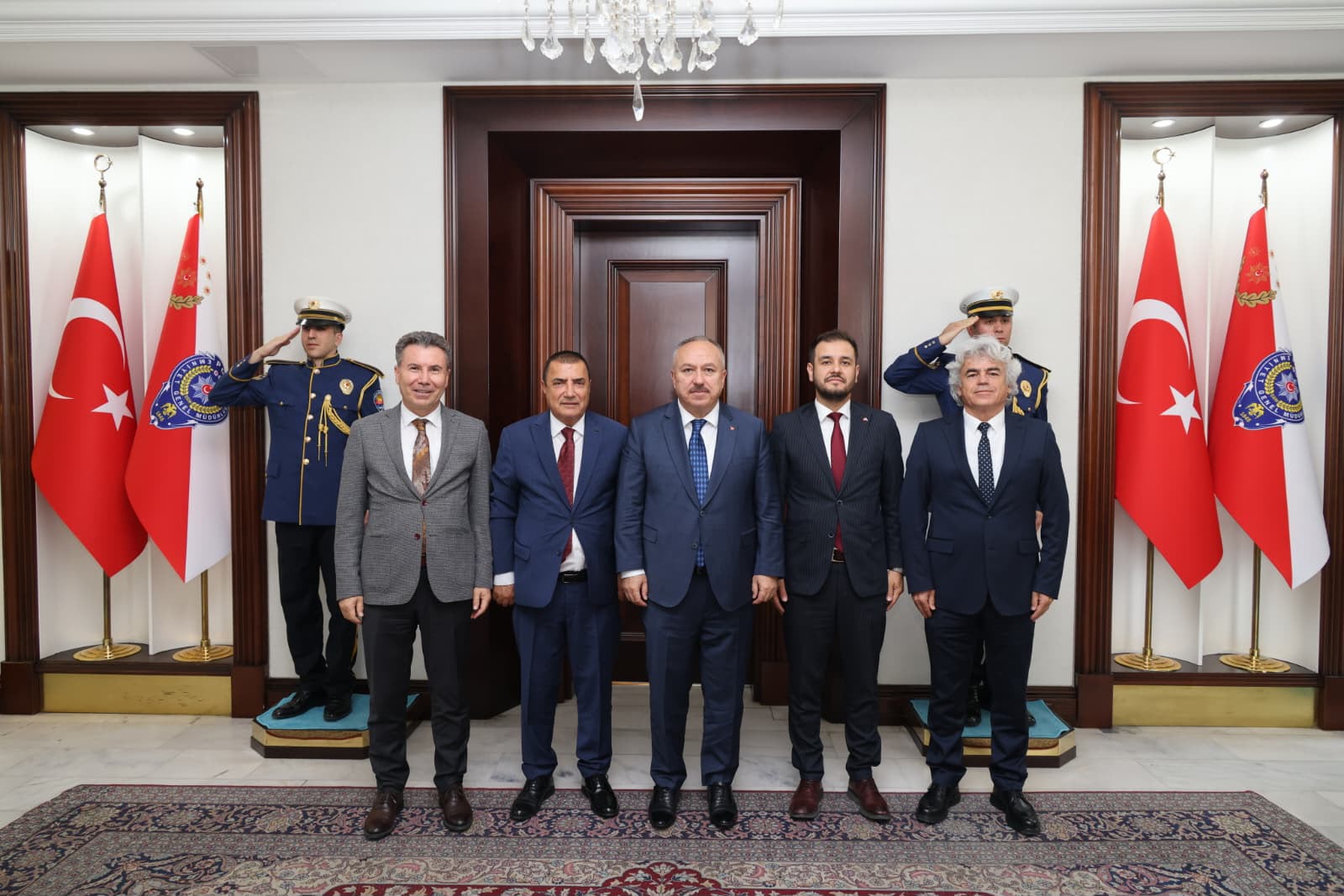 ERMAN’DAN EMNİYET GENEL MÜDÜRÜ ALİ FİDAN’A ZİYARET