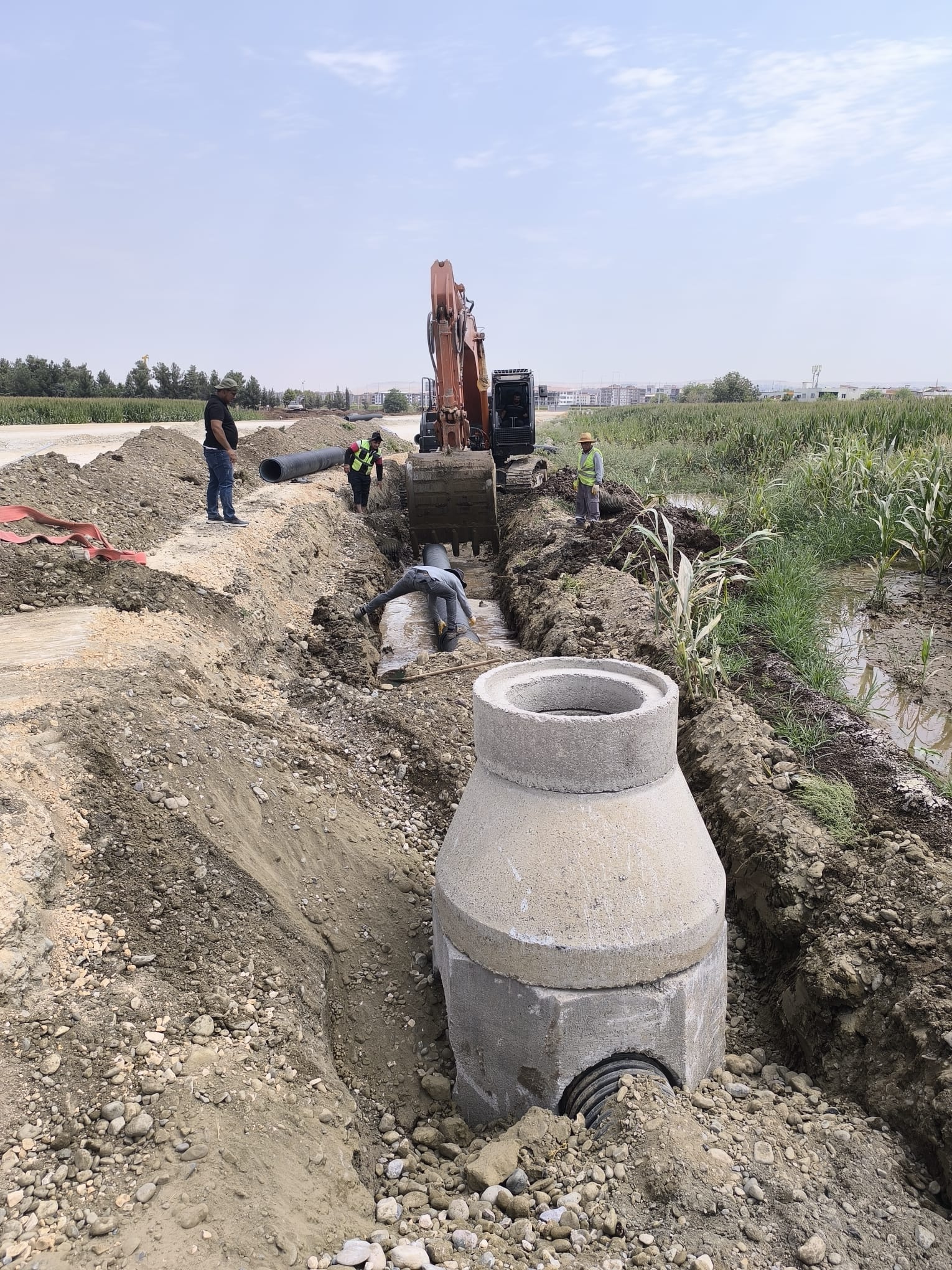 Necat Nasıroğlu Bulvarı’nda Altyapı Çalışmaları Sürüyor