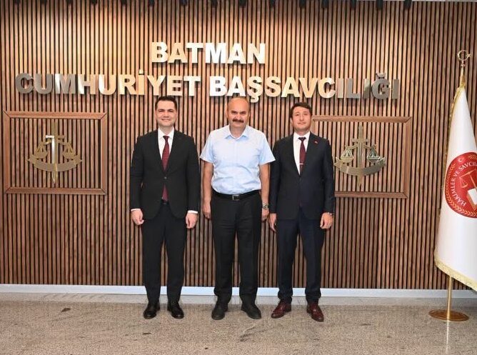 Vali Canalp’ten Başsavcı Arıduru ve Başsavcı Vekili Çetiner’e Hayırlı Olsun Ziyareti