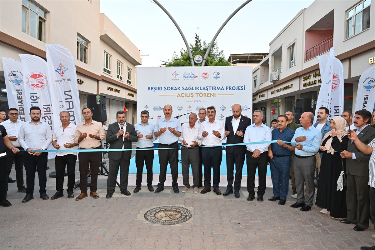 Beşiri’de Diyarbakır Caddesi Yenilendi