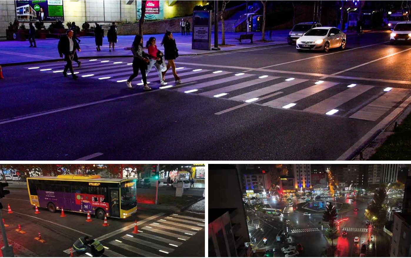 Batman’da LED’li Yaya Geçidi Ağı Genişliyor