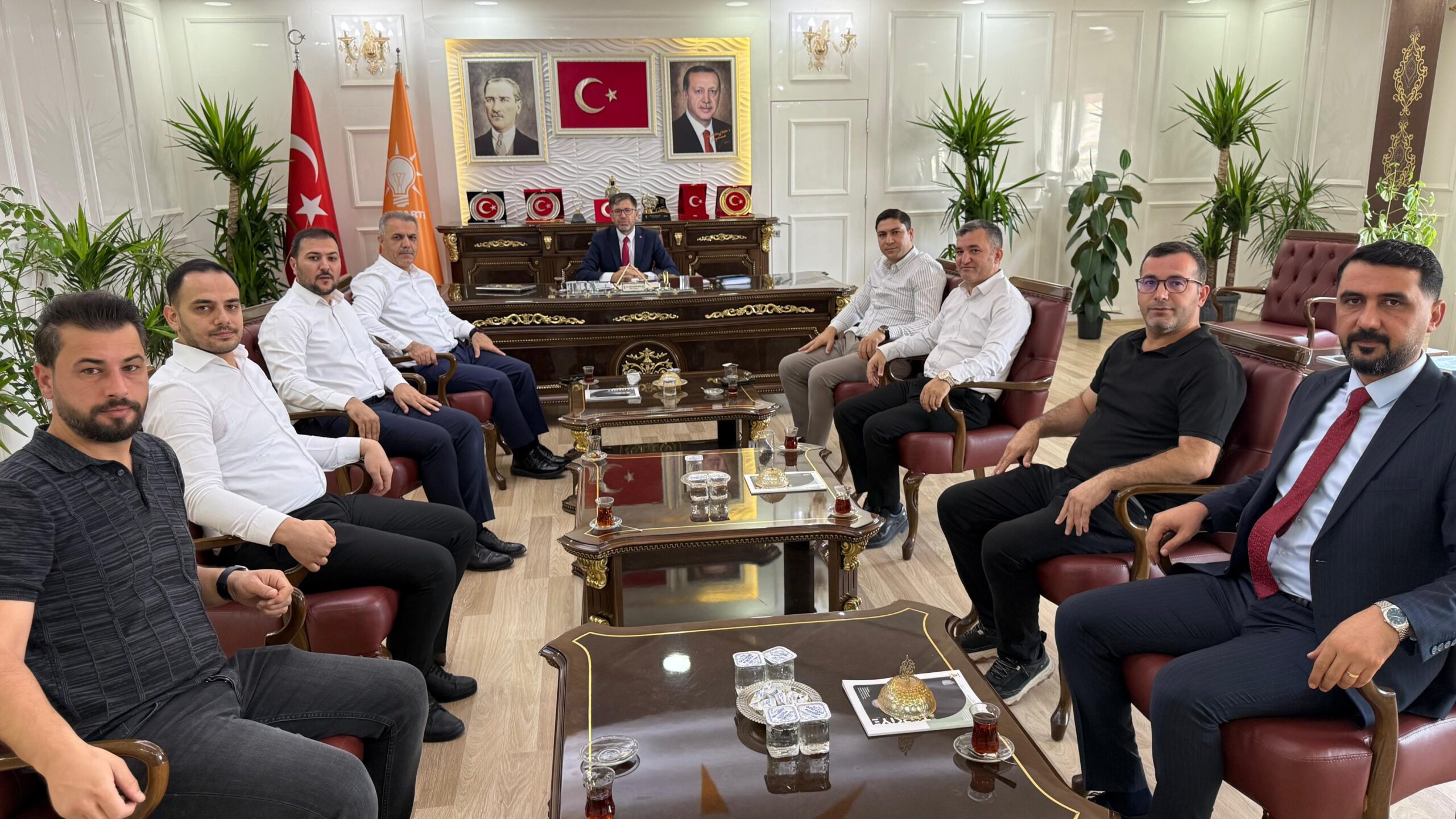 Şansi’den AK Parti Siirt İl Başkanı Gider’e Hayırlı Olsun Ziyareti