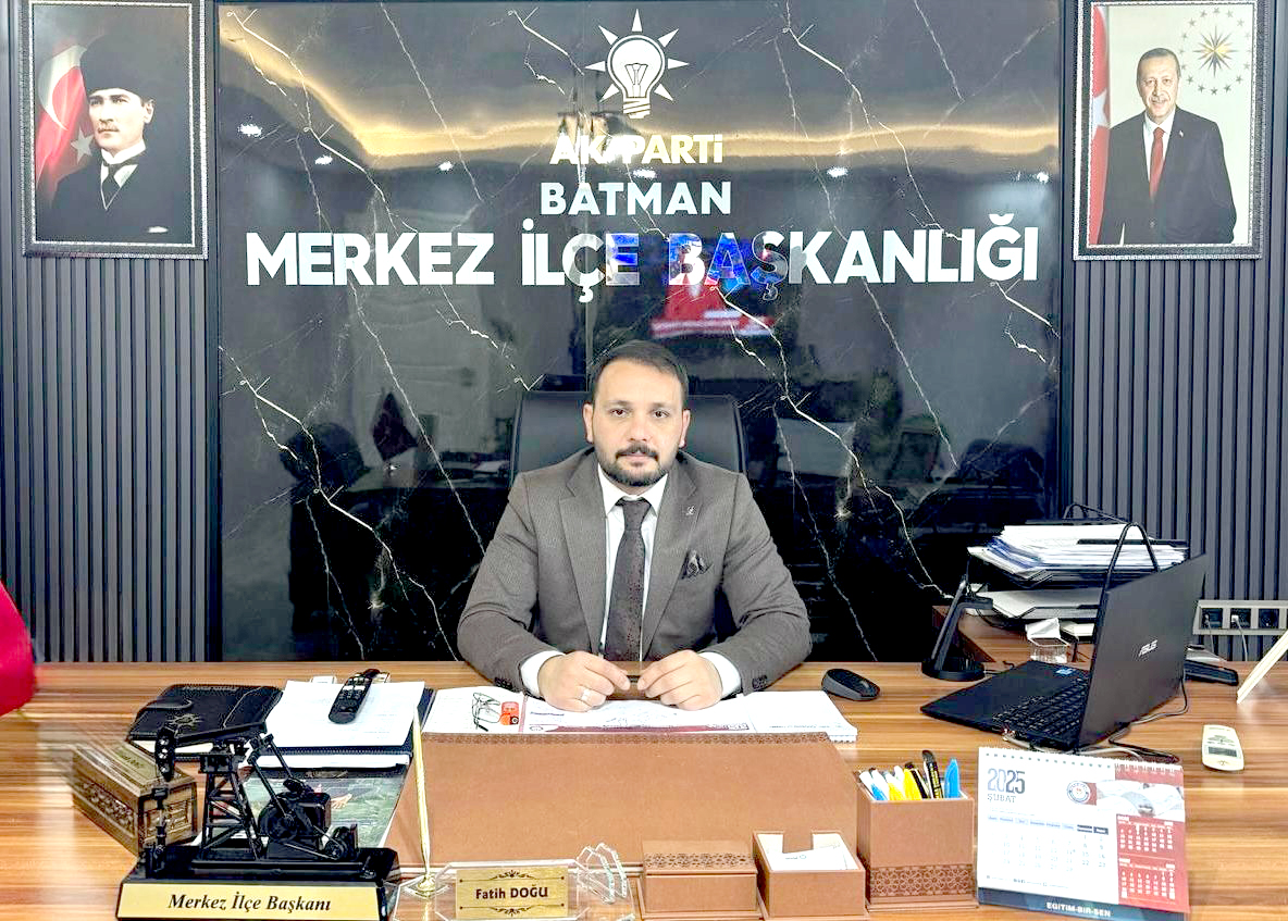 AK Parti Batman Merkez İlçe Başkanı: “Terörsüz Türkiye güçlü yarınların anahtarıdır”