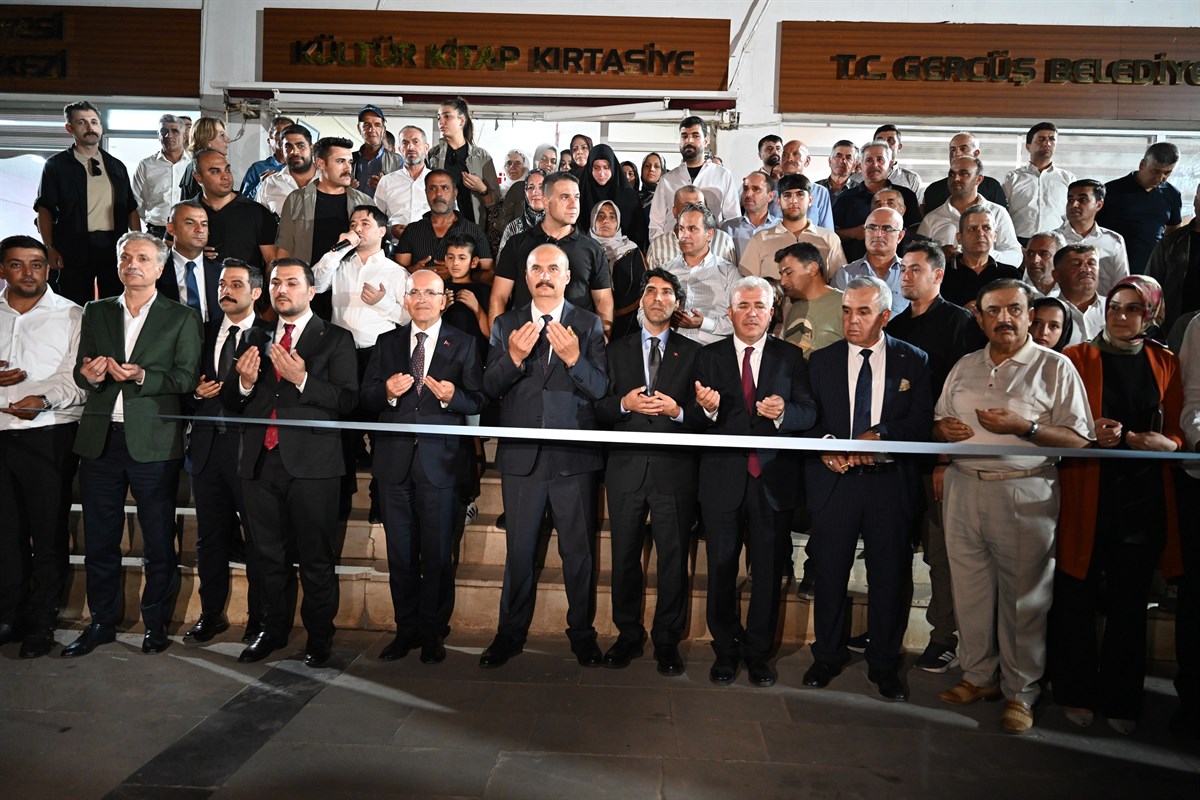 Bakan Şimşek, Gercüş’te Açılışlara Katıldı