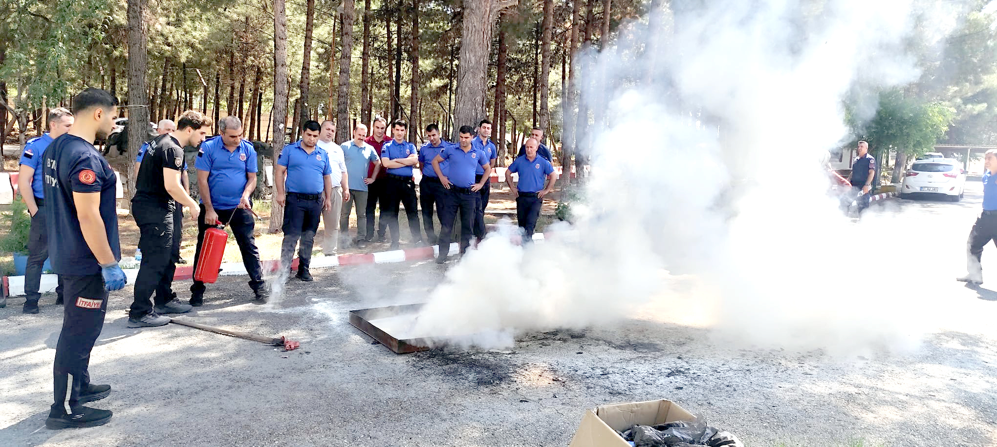 İtfaiyeden Cezaevi ve OSB Personeline Yangın Eğitimi