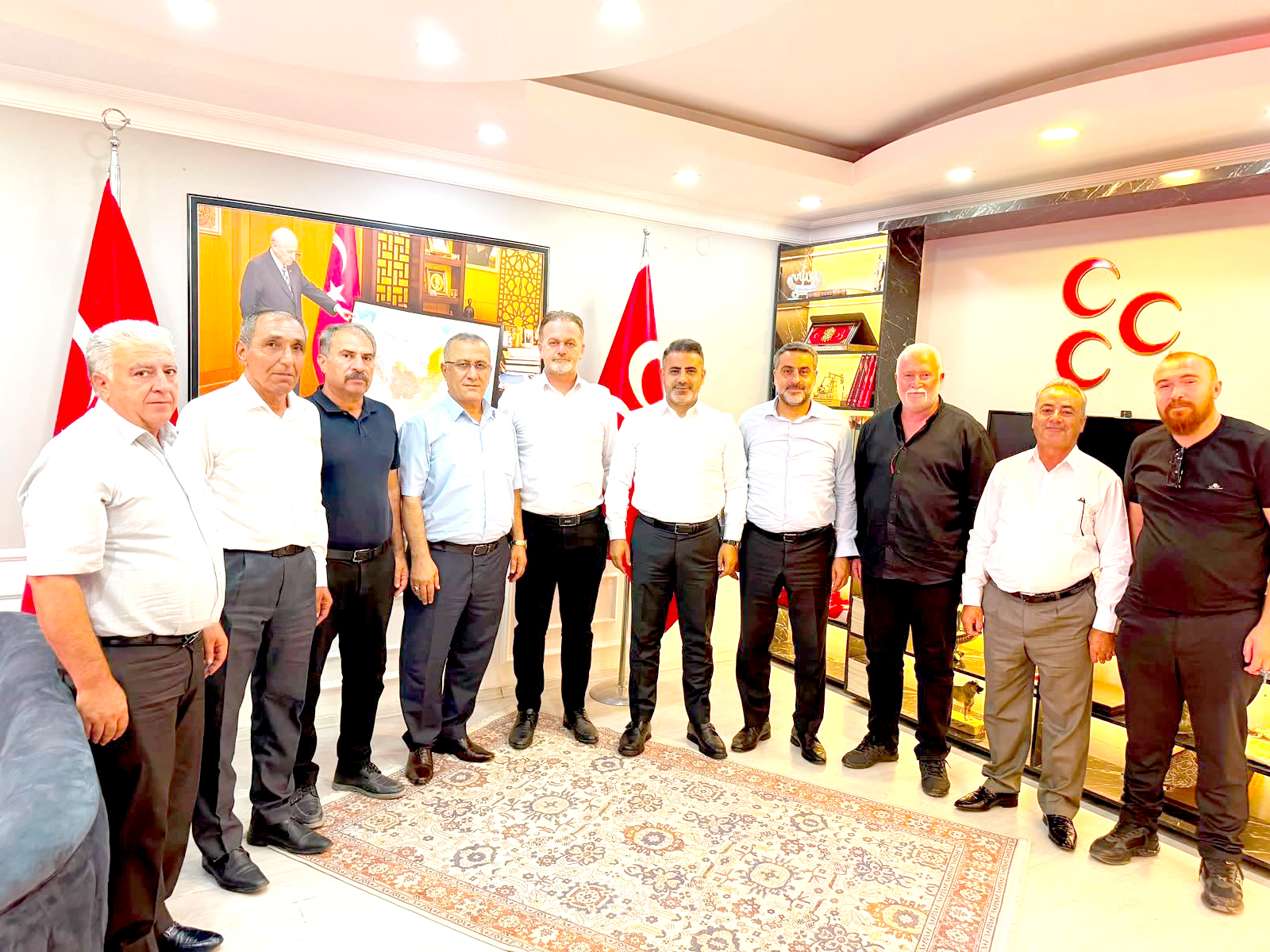 MHP Batman Teşkilatı Aylık Toplantısını Gerçekleştirdi
