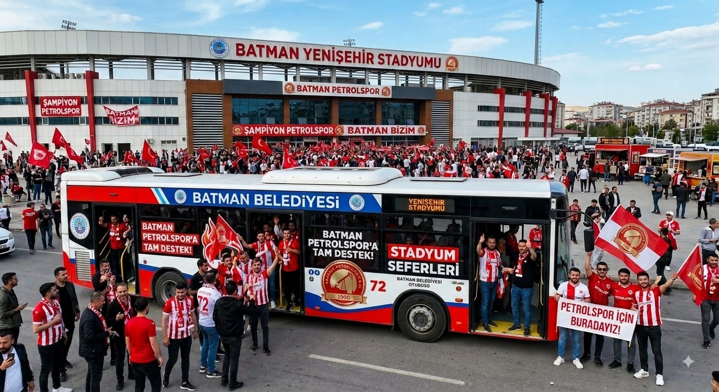 Petrolspor Maçına Belediyeden Ücretsiz Ulaşım