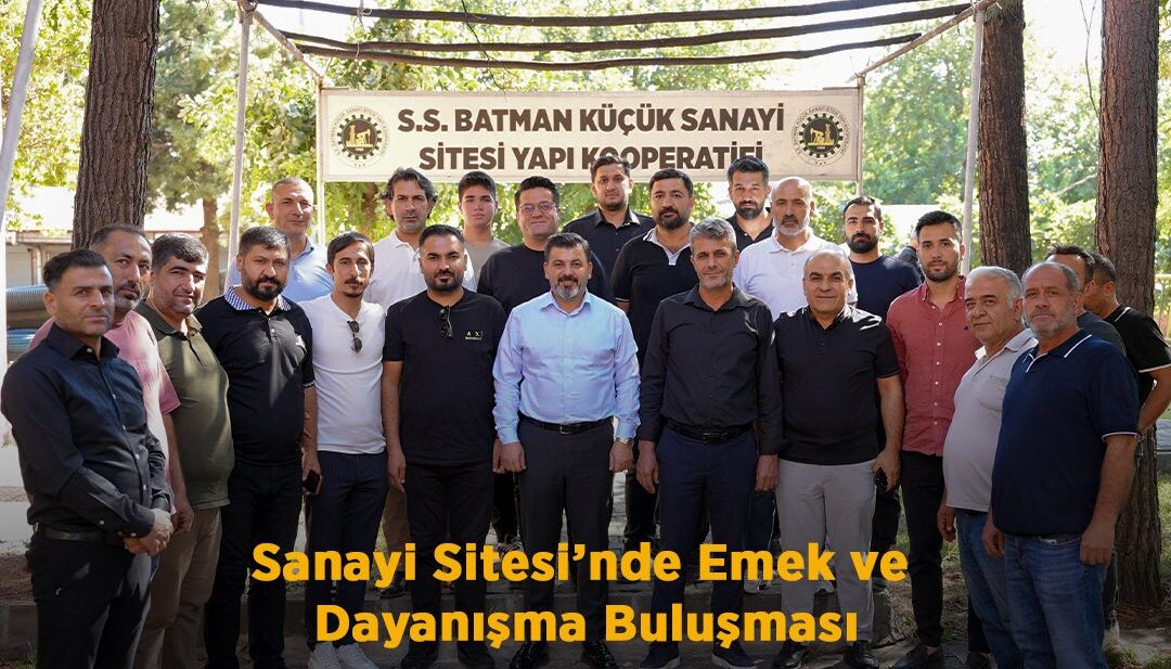 Ferdi Kurt Sanayi Sitesi’nde Esnaf ve Emekçilerle Buluştu