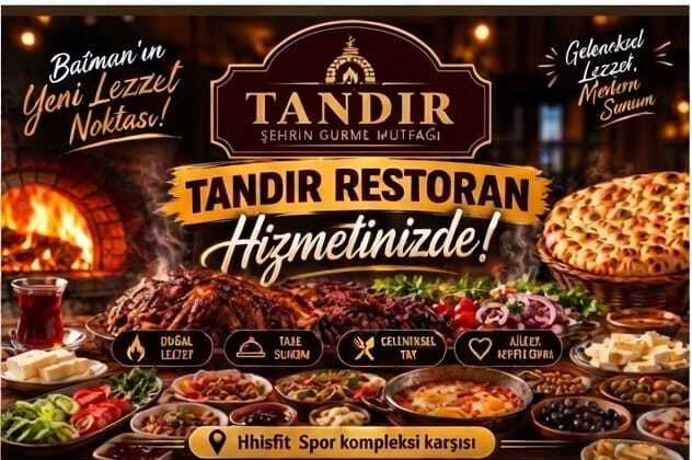 Lezzetin Yeni Durağı Tandır, Batman’da Hizmette