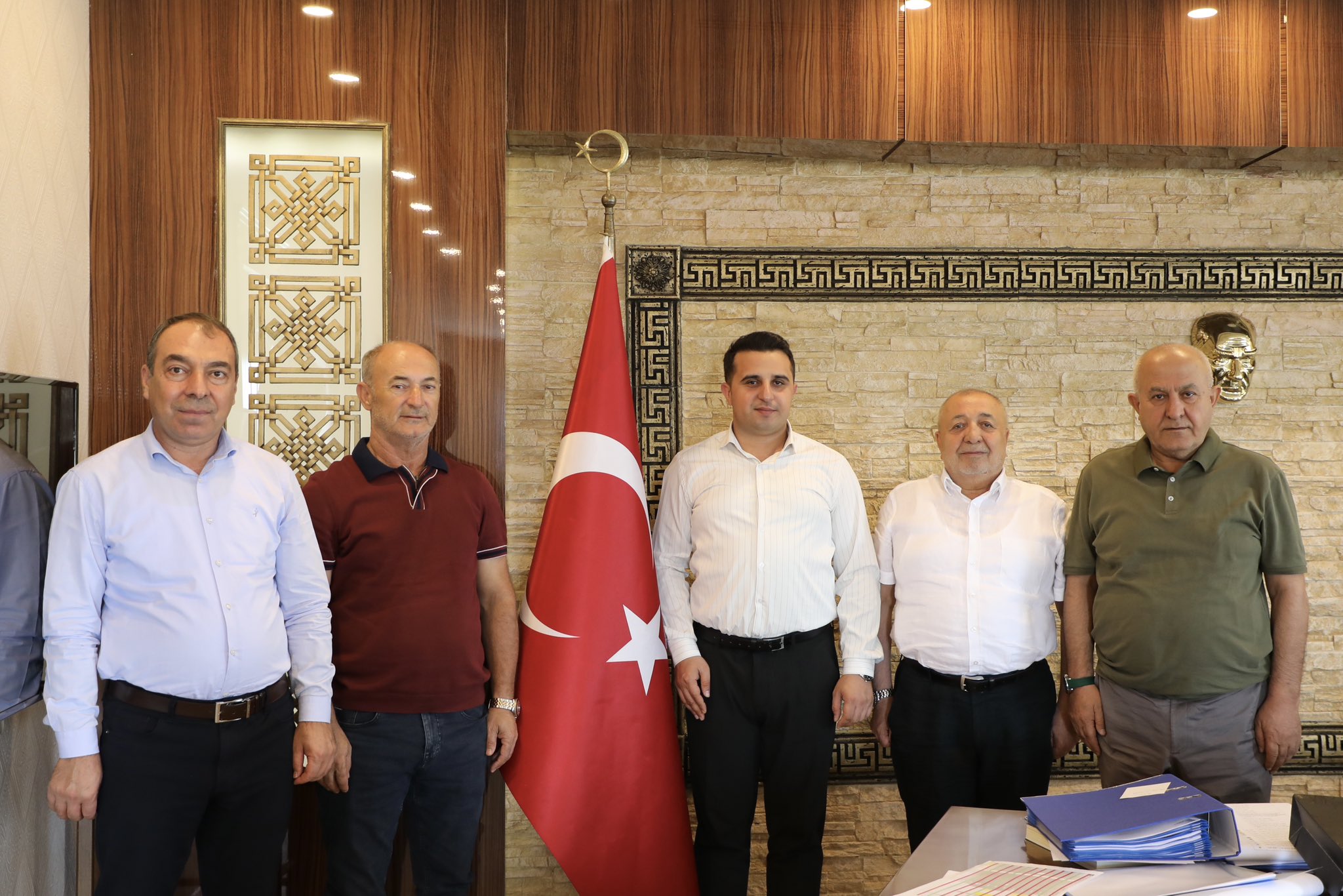 Ticaret Borsası Heyetinden Kaymakam Böyük’e Hayırlı Olsun Ziyareti