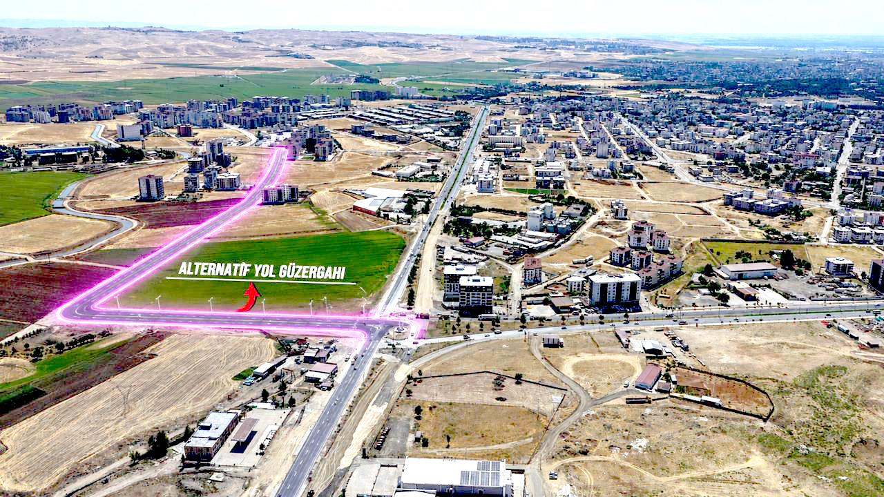 Batman’da Ulaşımı Rahatlatacak Alternatif Yol Çalışması Başladı