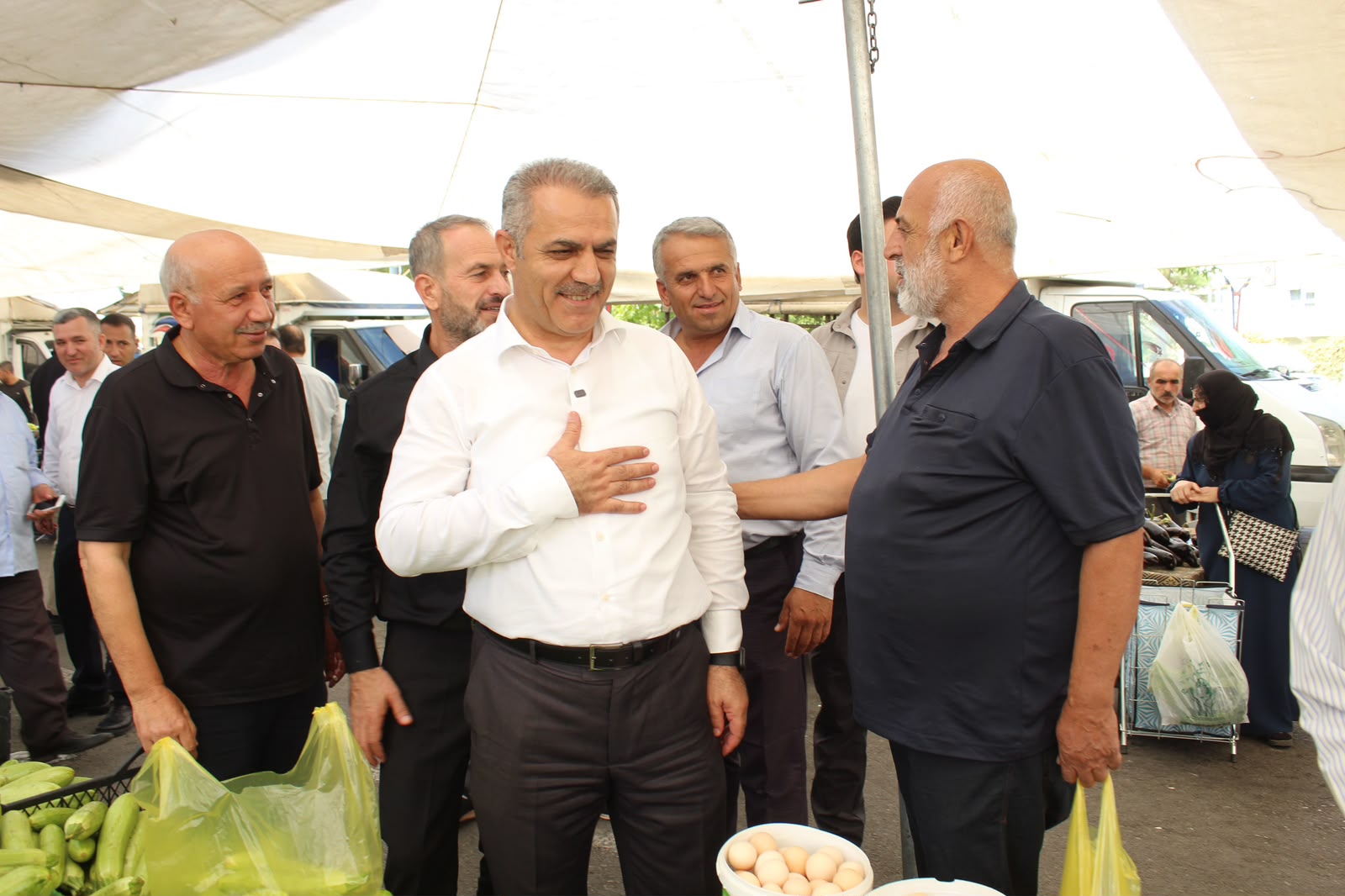 Şansi’den Pazar Esnafına Ziyaret: Siyasetin Merkezi Sahadır