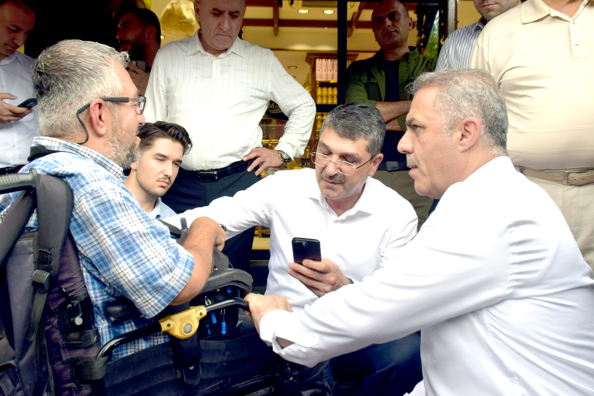 Nasıroğlu ve Şansi Esnafla Bir Araya Geldi