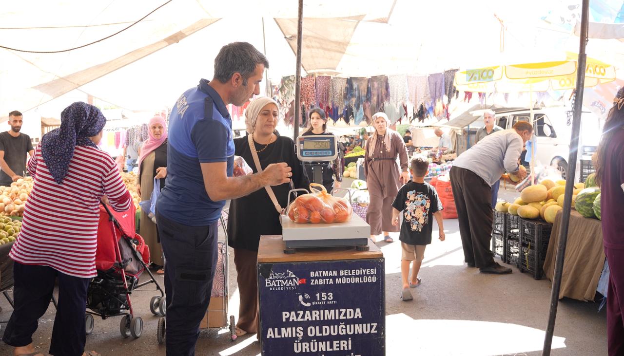 Pazarlarda hassas terazi denetimi
