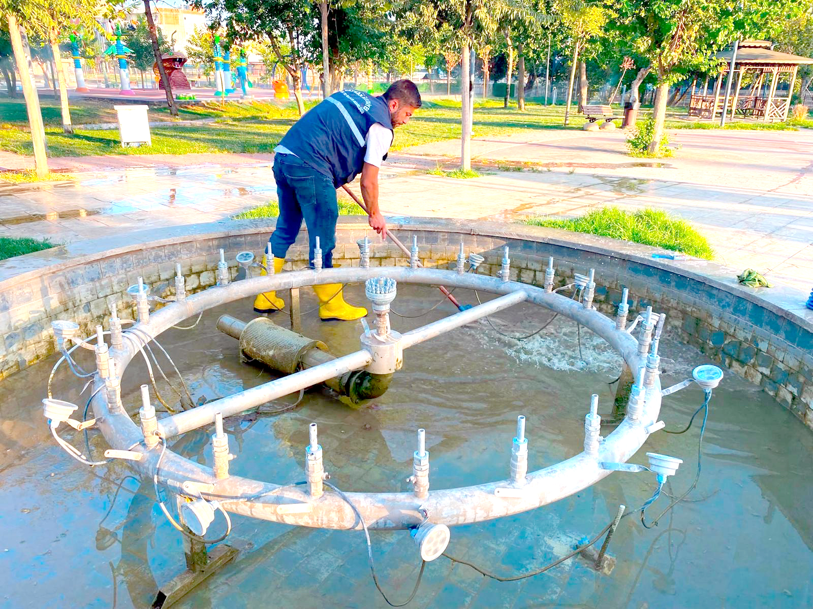 Süs havuzları ve şelalelere kapsamlı bakım