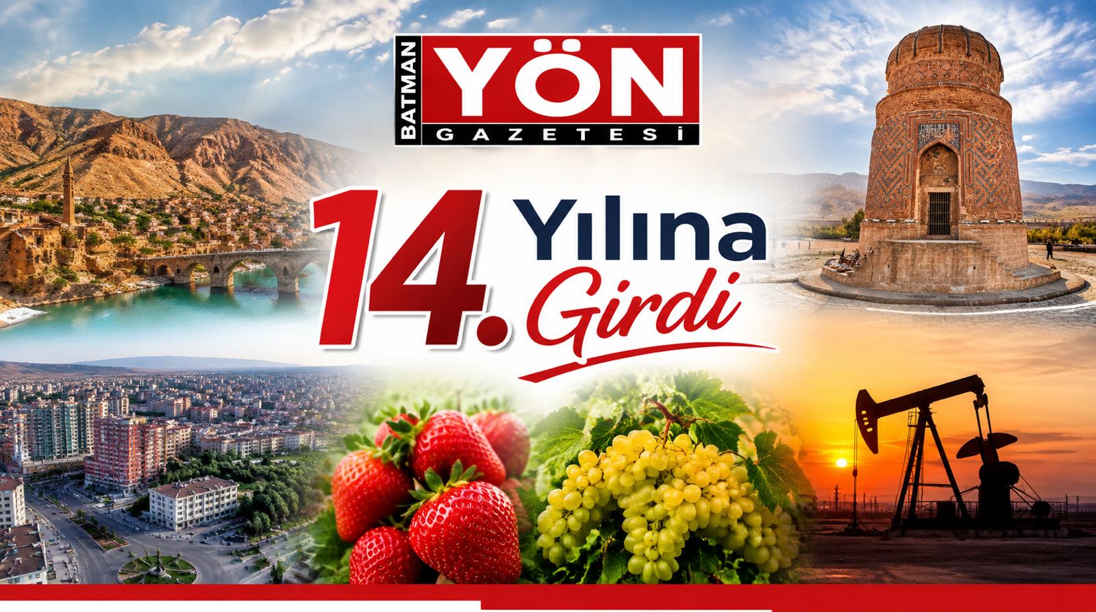 Batman Yön Gazetesi 14 yaşında