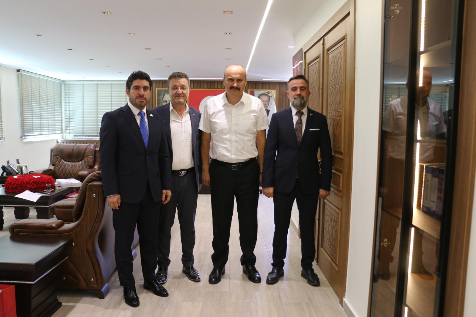 Vali Canalp, DAİB Heyetini Kabul Etti