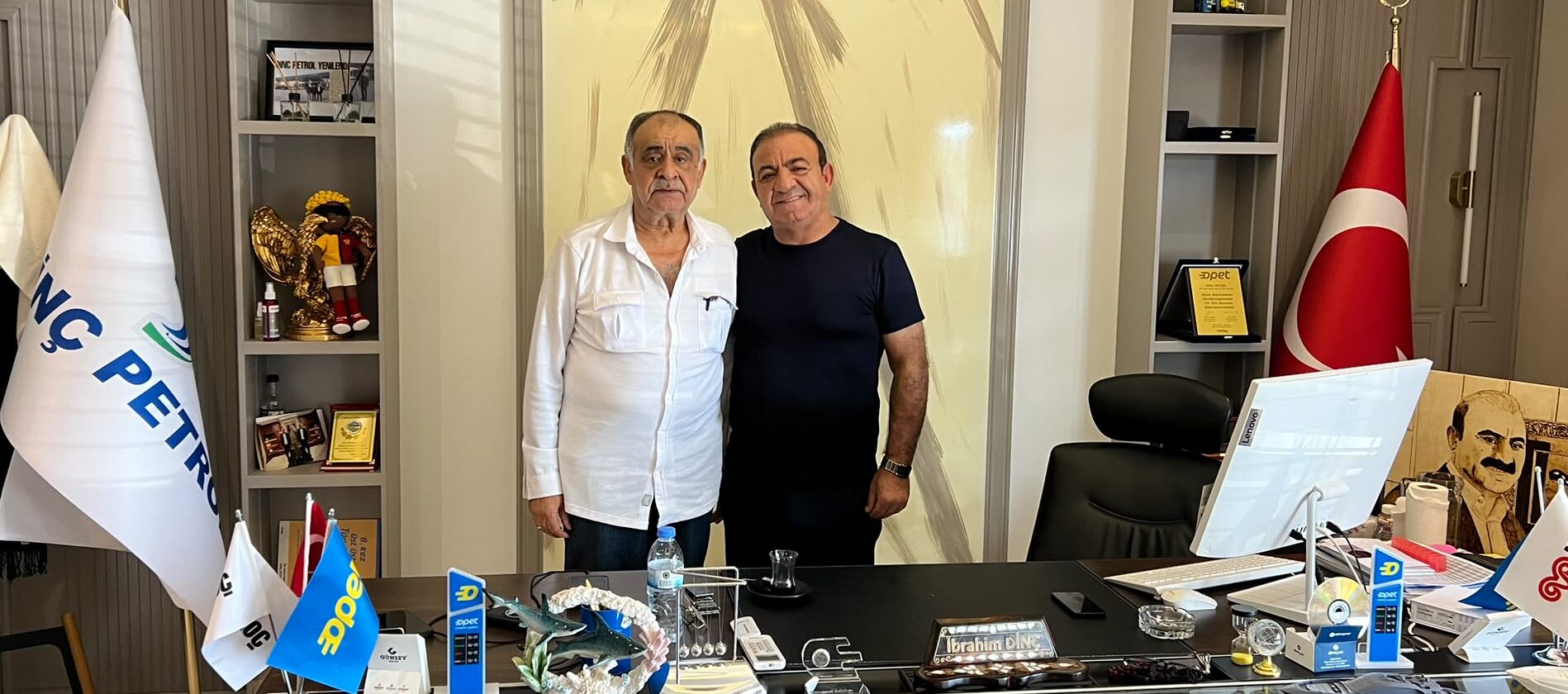 GAZİANTEP’TE BULUNAN İŞ İNSANI DİNÇ’E GAZETEMİZDEN ANLAMLI ZİYARET