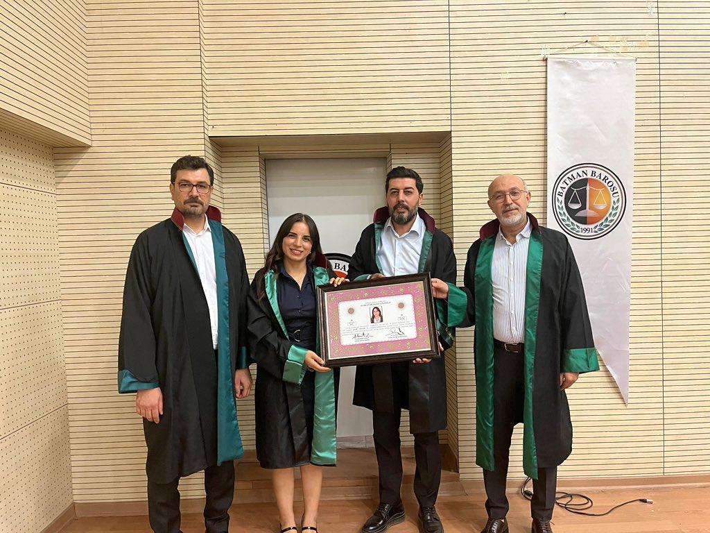 Genç Avukat Çiçek İmecik Mesleğe Adım Attı