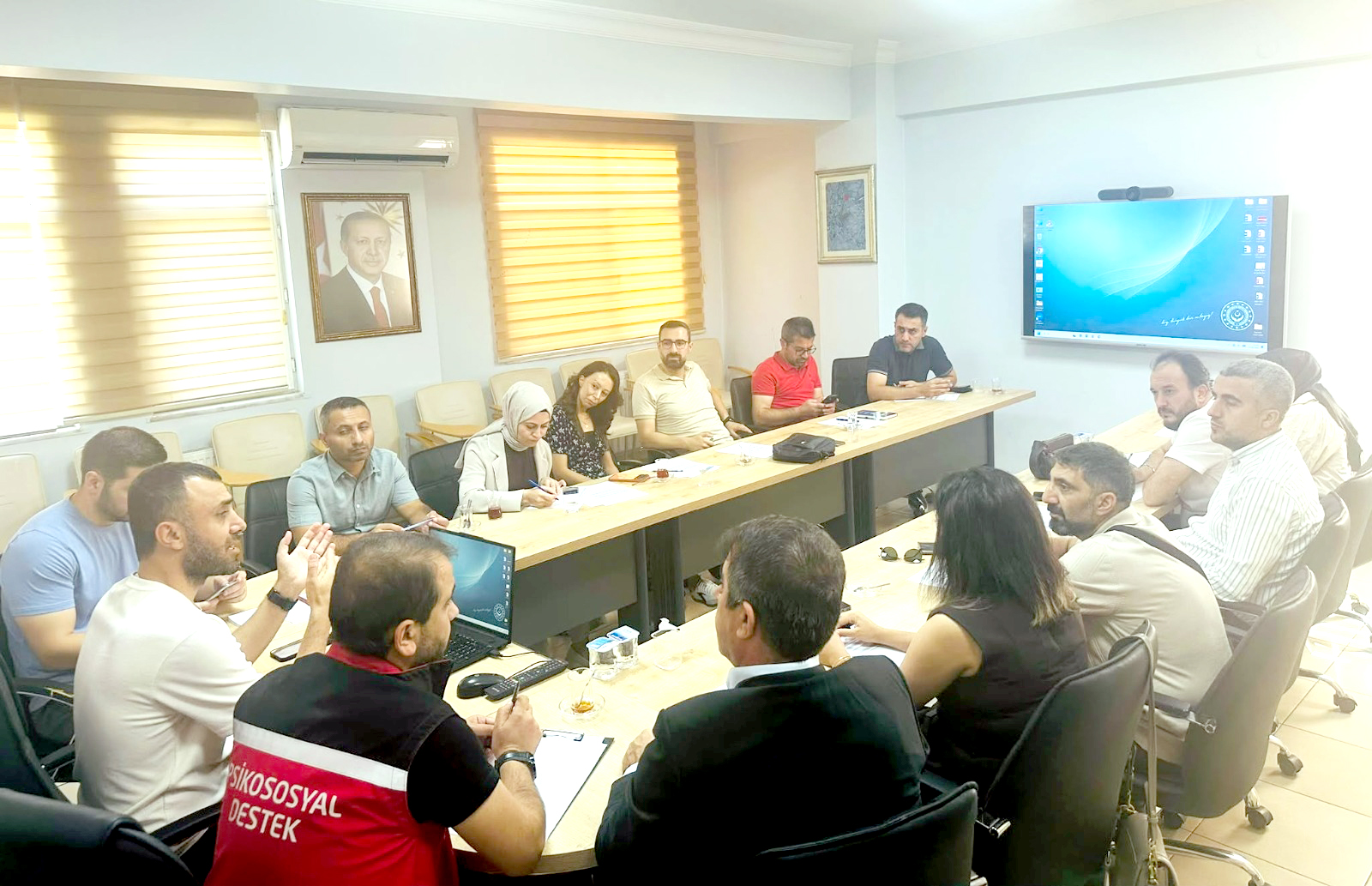 Psikososyal destek için koordinasyon toplantısı