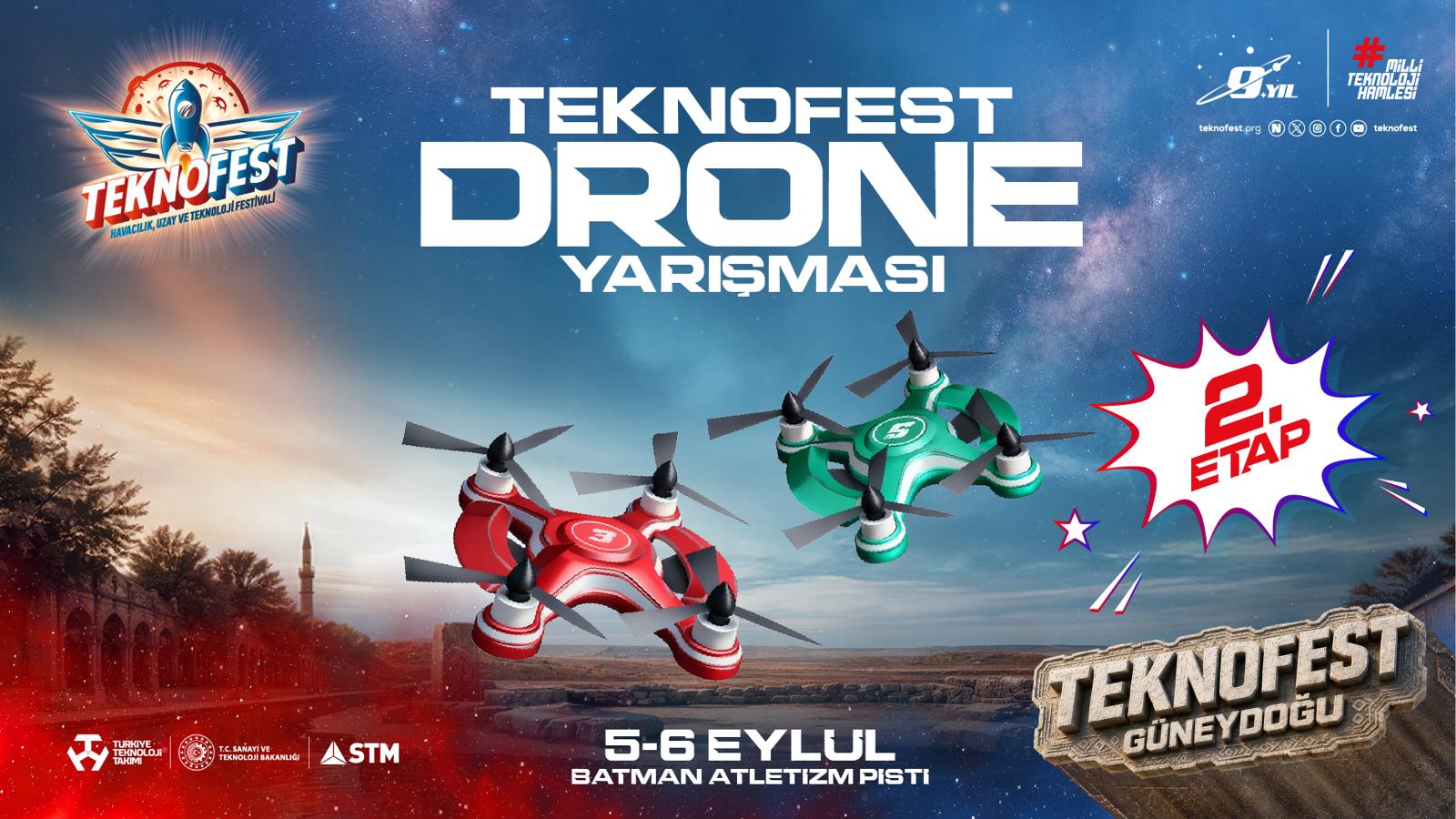 TEKNOFEST Drone Şampiyonası Batman’da Başlıyor
