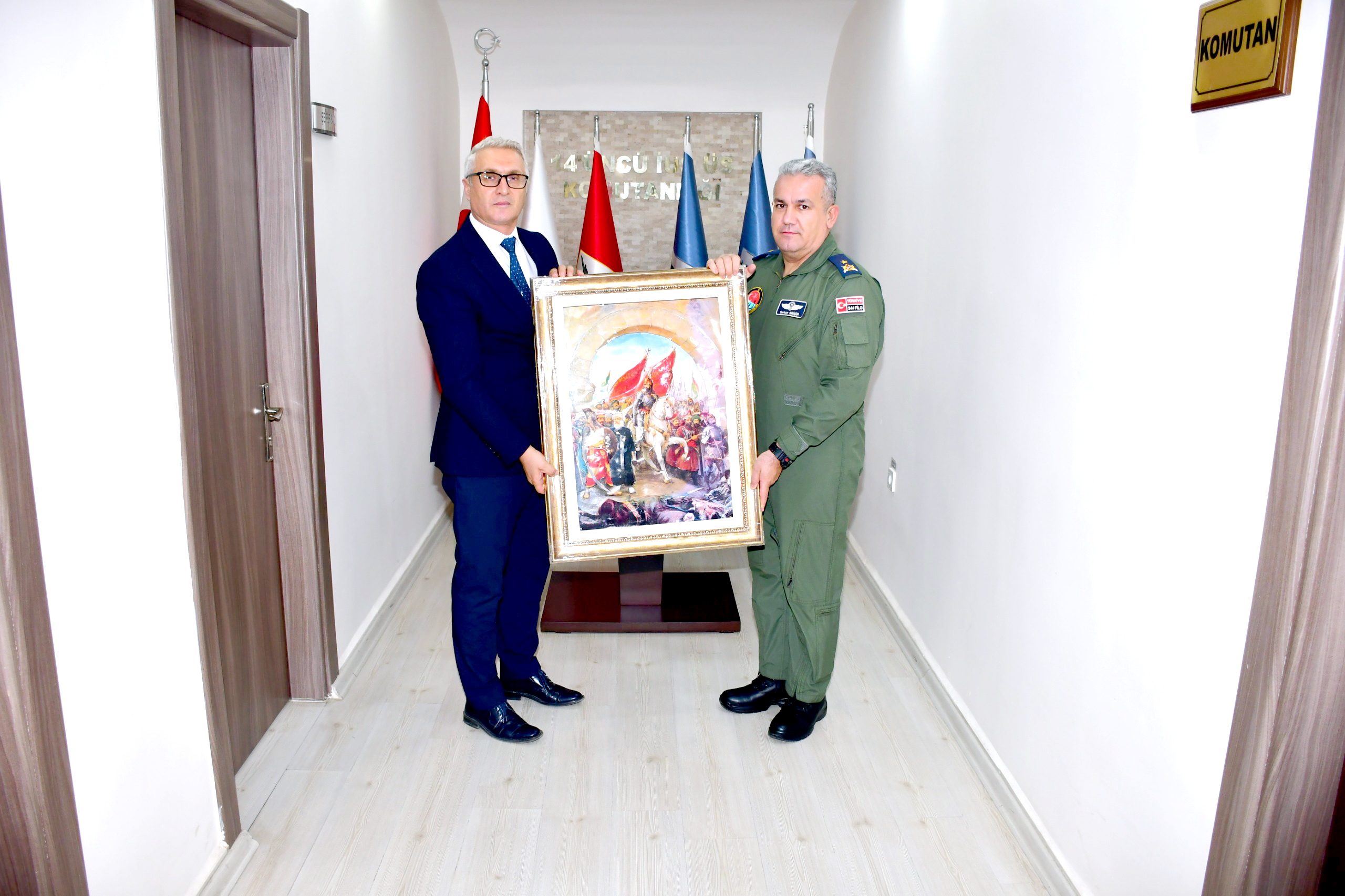 İl Milli Eğitim Müdürü Ciğer’den Tuğgeneral Erişir’e Hayırlı Olsun Ziyareti